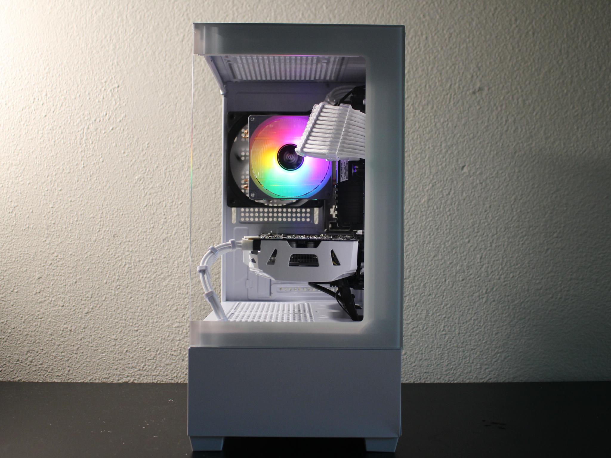 White Gaming PC | Windows 11 Pro | RX480 | R3 3100 | 512GB SSD | 16 GB RAM | WiFi and BLE