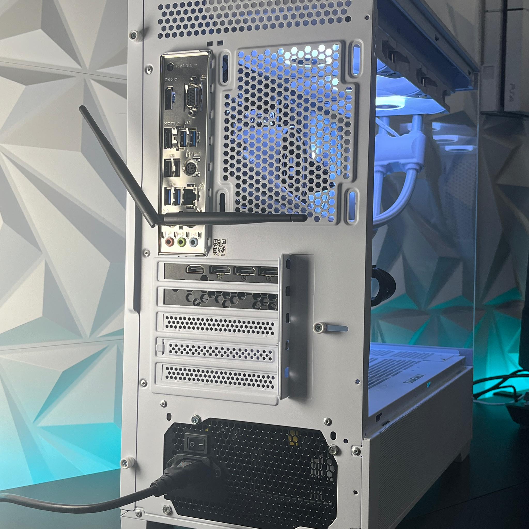 RTX 3060 Ti 8GB, Ryzen 5 4500, 32GB RAM 3200MHz | White RGB Gaming Computer/PC