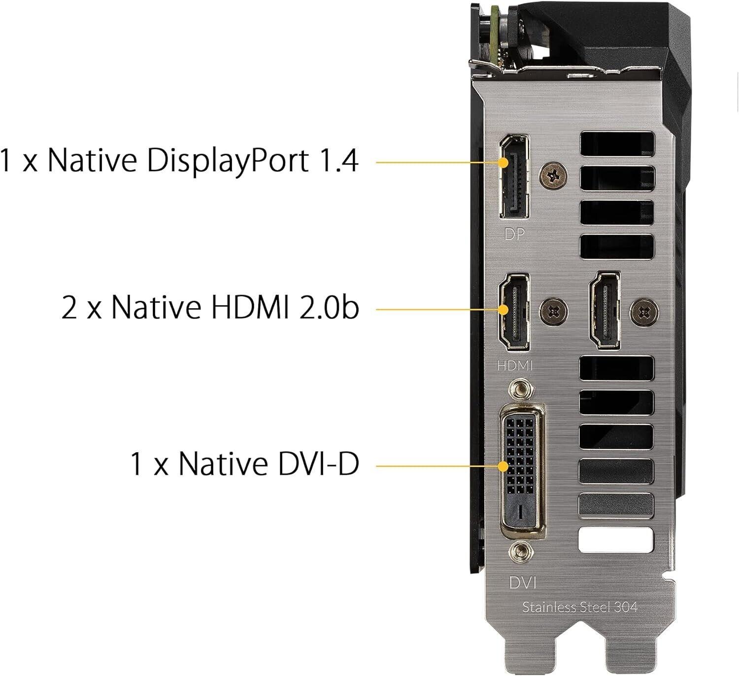 ASUS 1660 TI EVO 6GB Graphic Card - USED