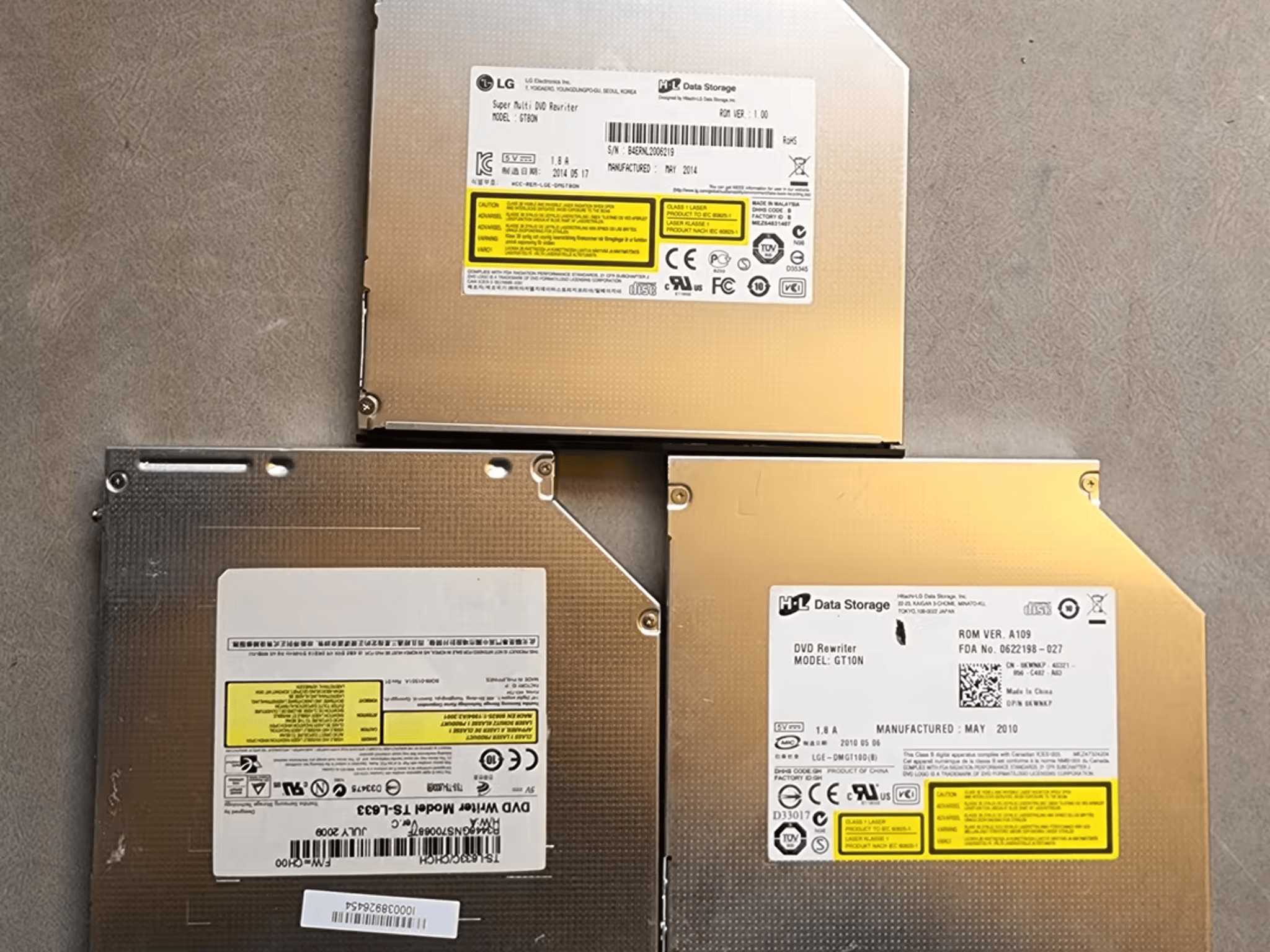 Laptop DVD CD Optical Drives