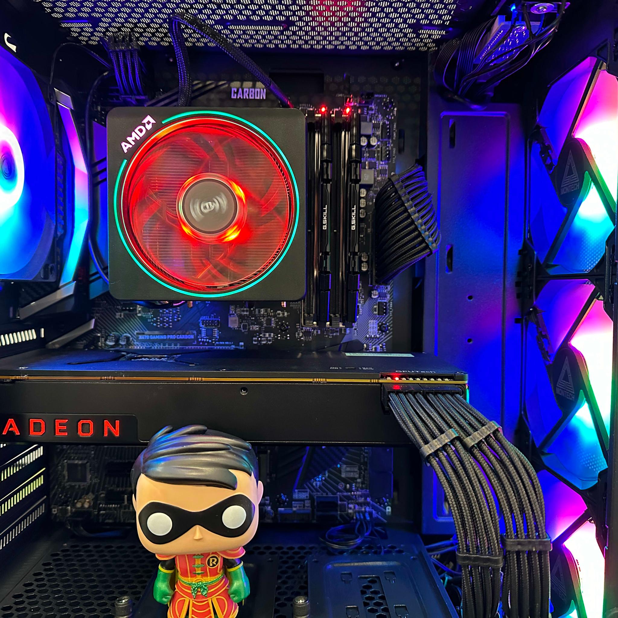 Robin DC || Gaming PC- Ryzen 2700X 8Cores/16 Threads-RX Vega 64 8GB HBM2-16GB DDR4 RAM-1TB WD  SSD
