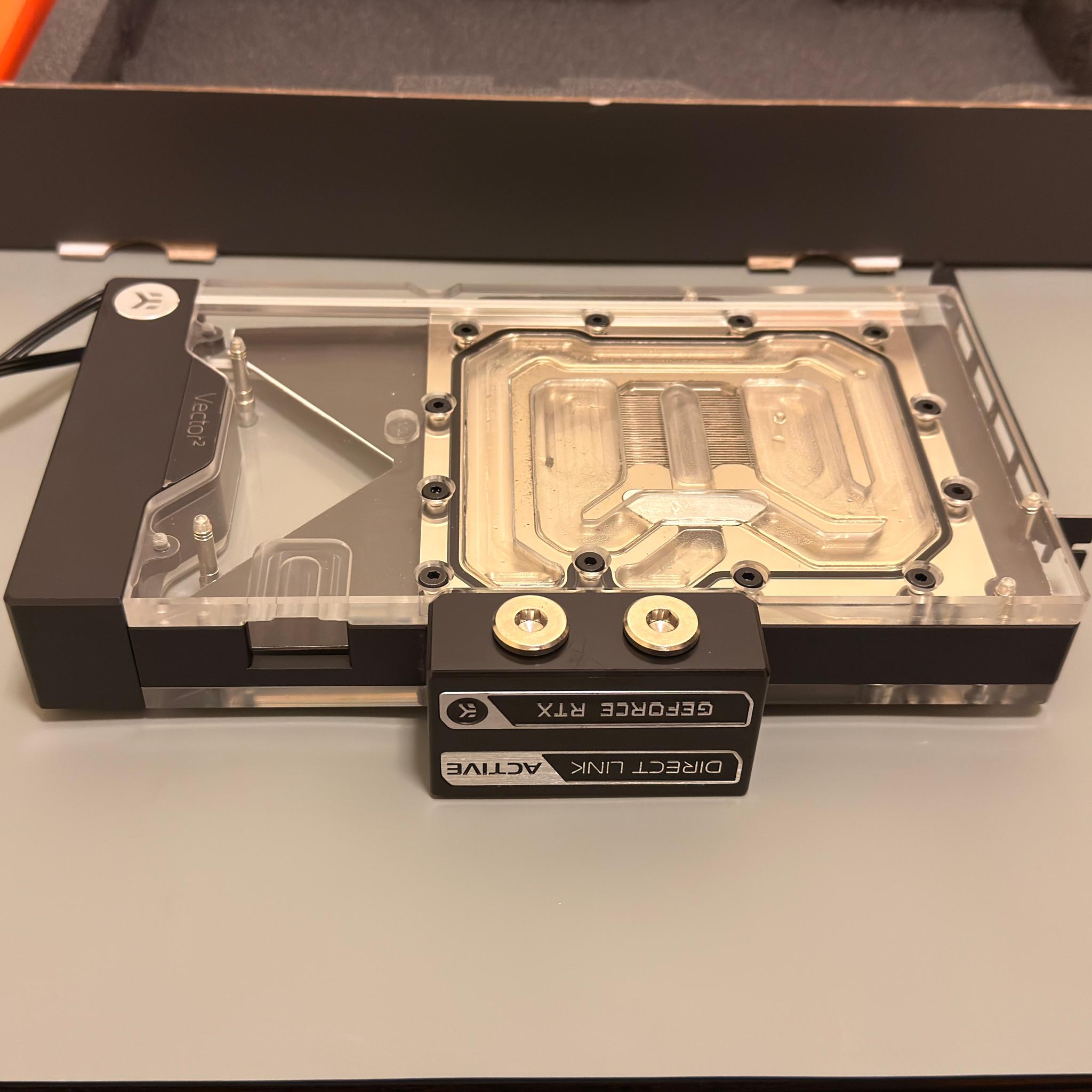 EK Quantum Vector2 ARGB GPU Water Block + Active Backplate for Nvidia RTX 4090 FE