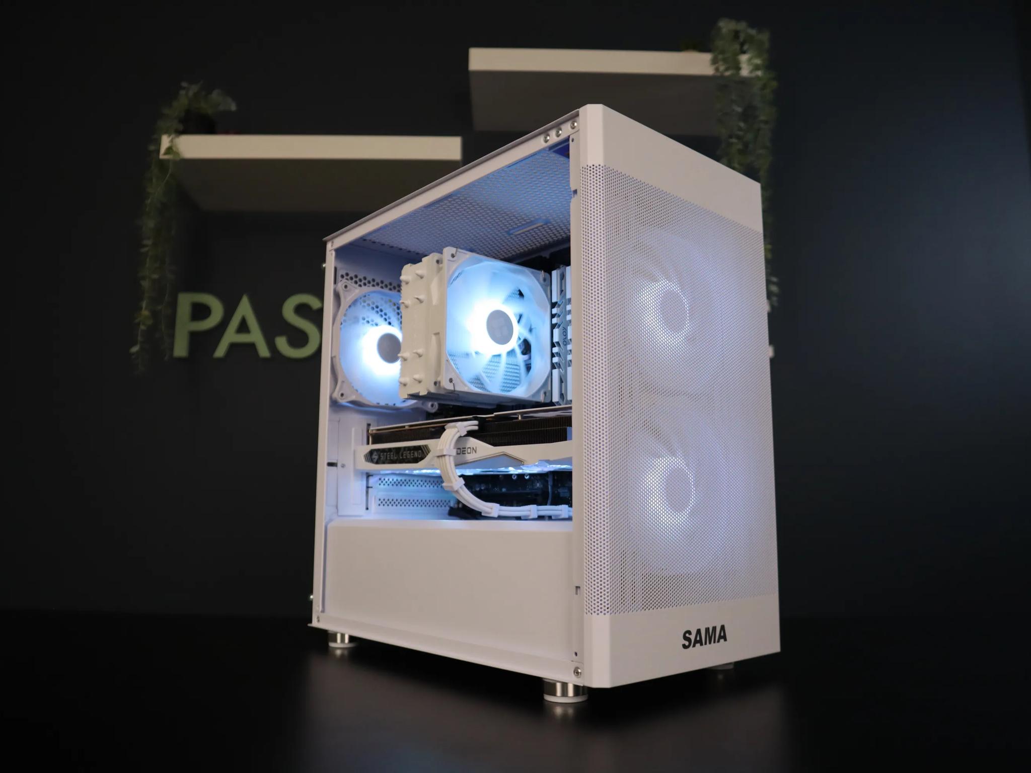 NEW  GAMING PC | 1440P | INTEL 12600KF | RX7600 | 1TB | WHITE | All Parts Brand New