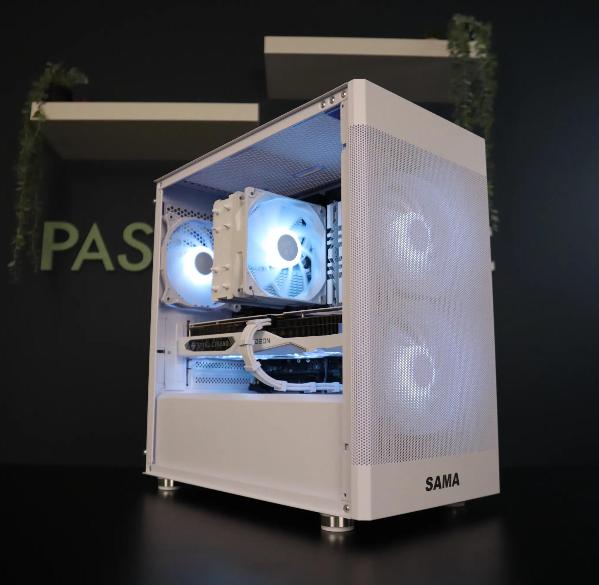 NEW  GAMING PC | 1440P | INTEL 12600KF | RX7600 | 1TB | WHITE | All Parts Brand New