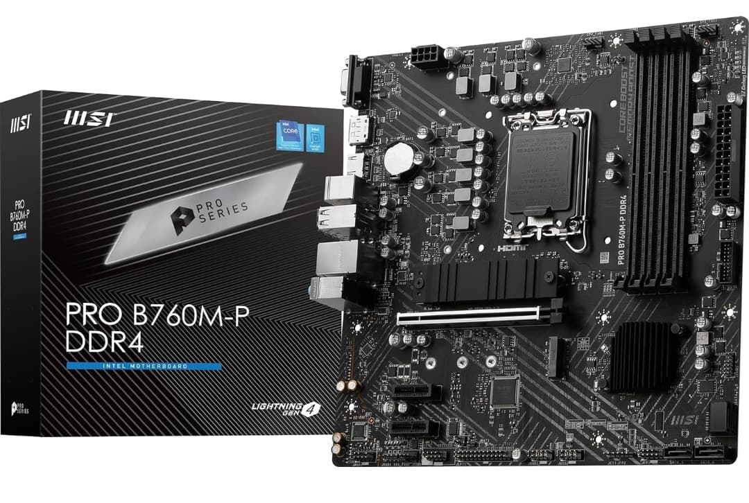 MSI PRO B760M-P DDR4 ProSeries Motherboard