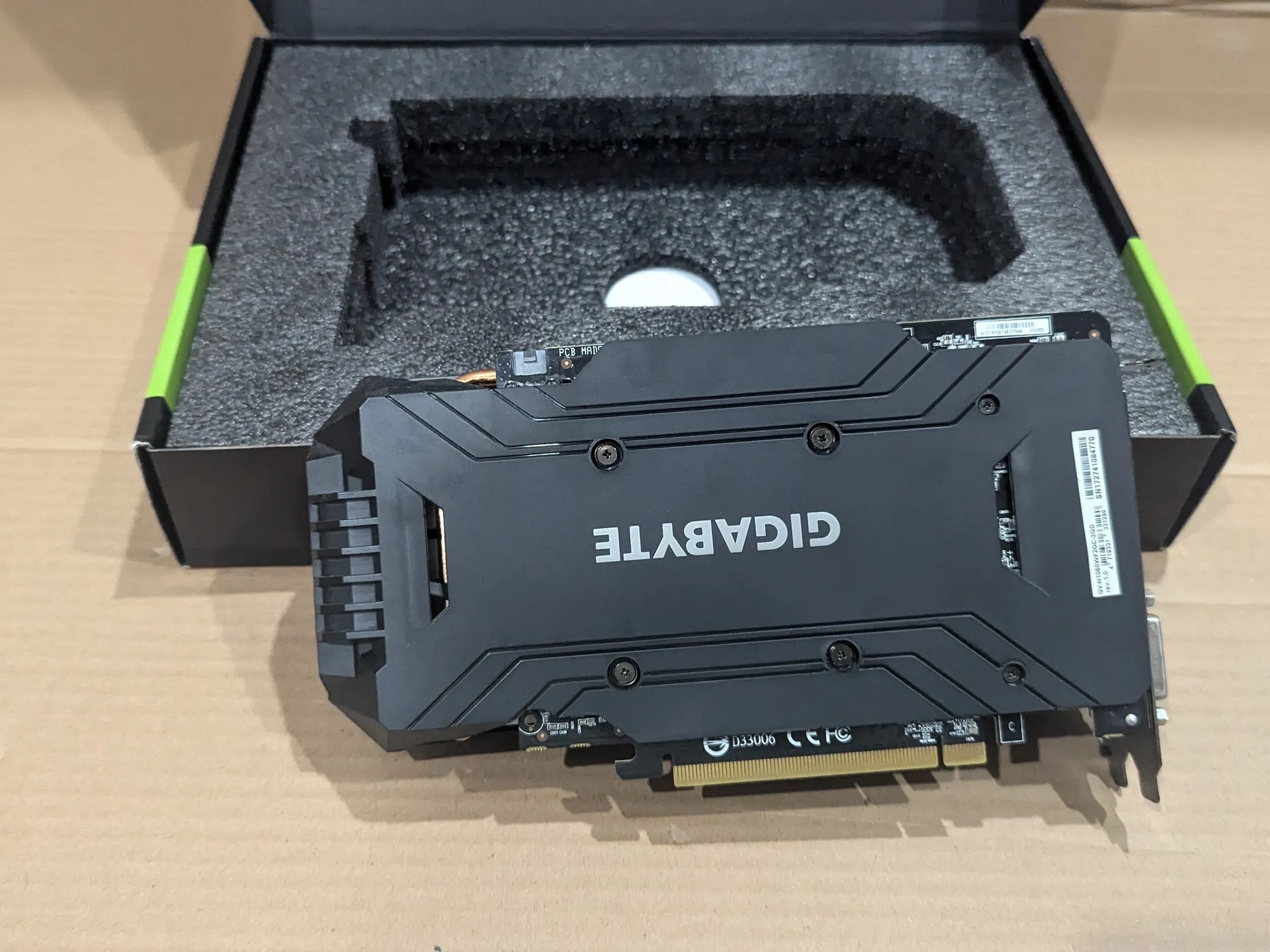 gigabyte gtx 1060 3gb windforce oc edition