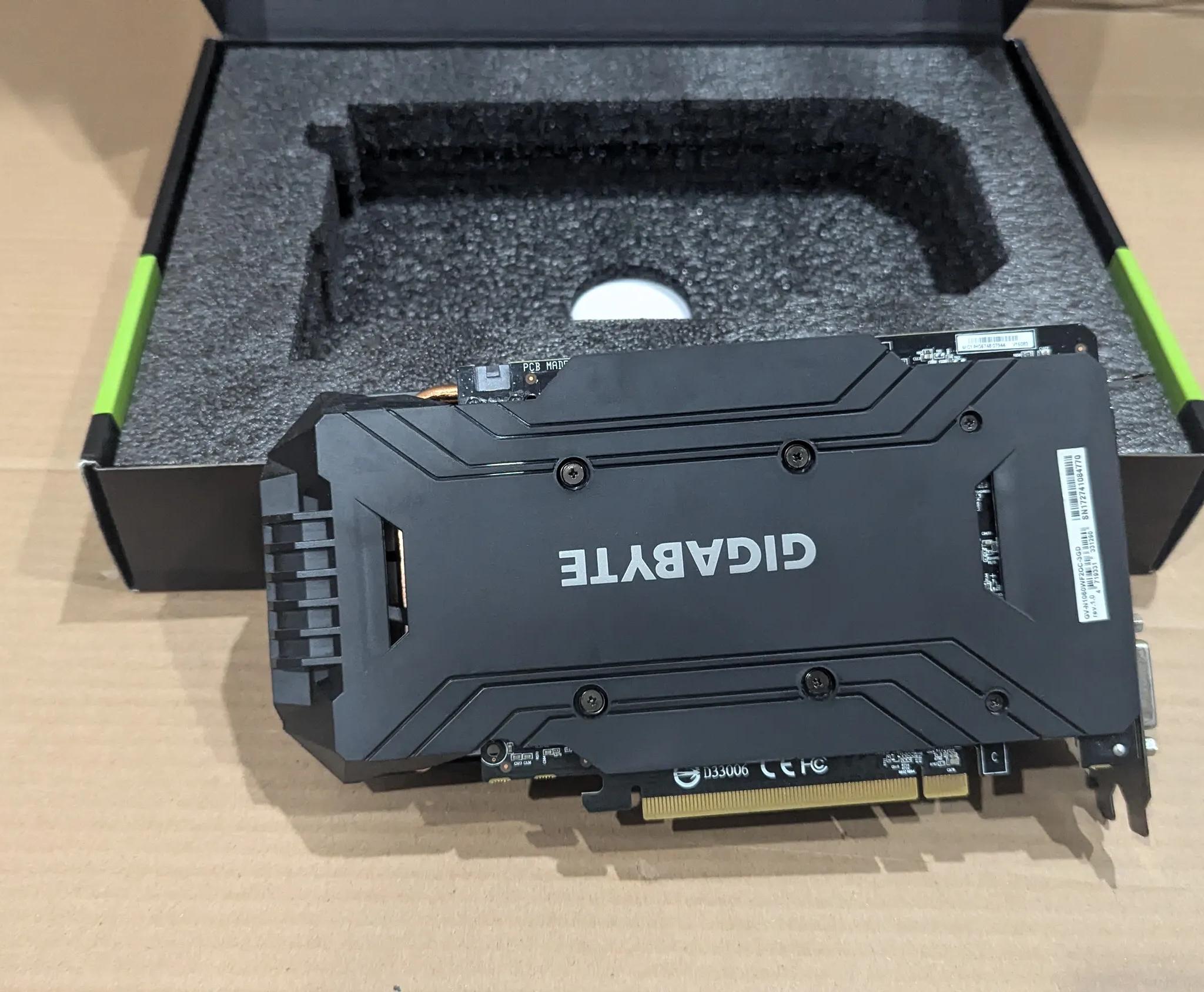gigabyte gtx 1060 3gb windforce oc edition