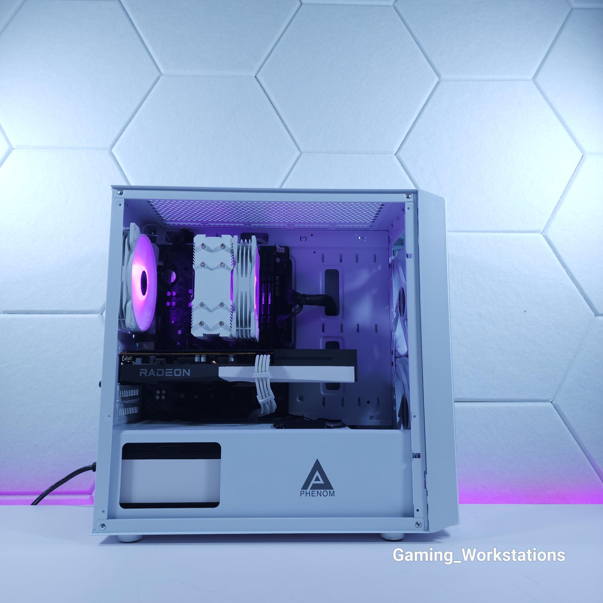 💜🤍1080p Gaming | RX 6600 | Core i3 12100T | 32GB 3200MHz | 1TB SSD