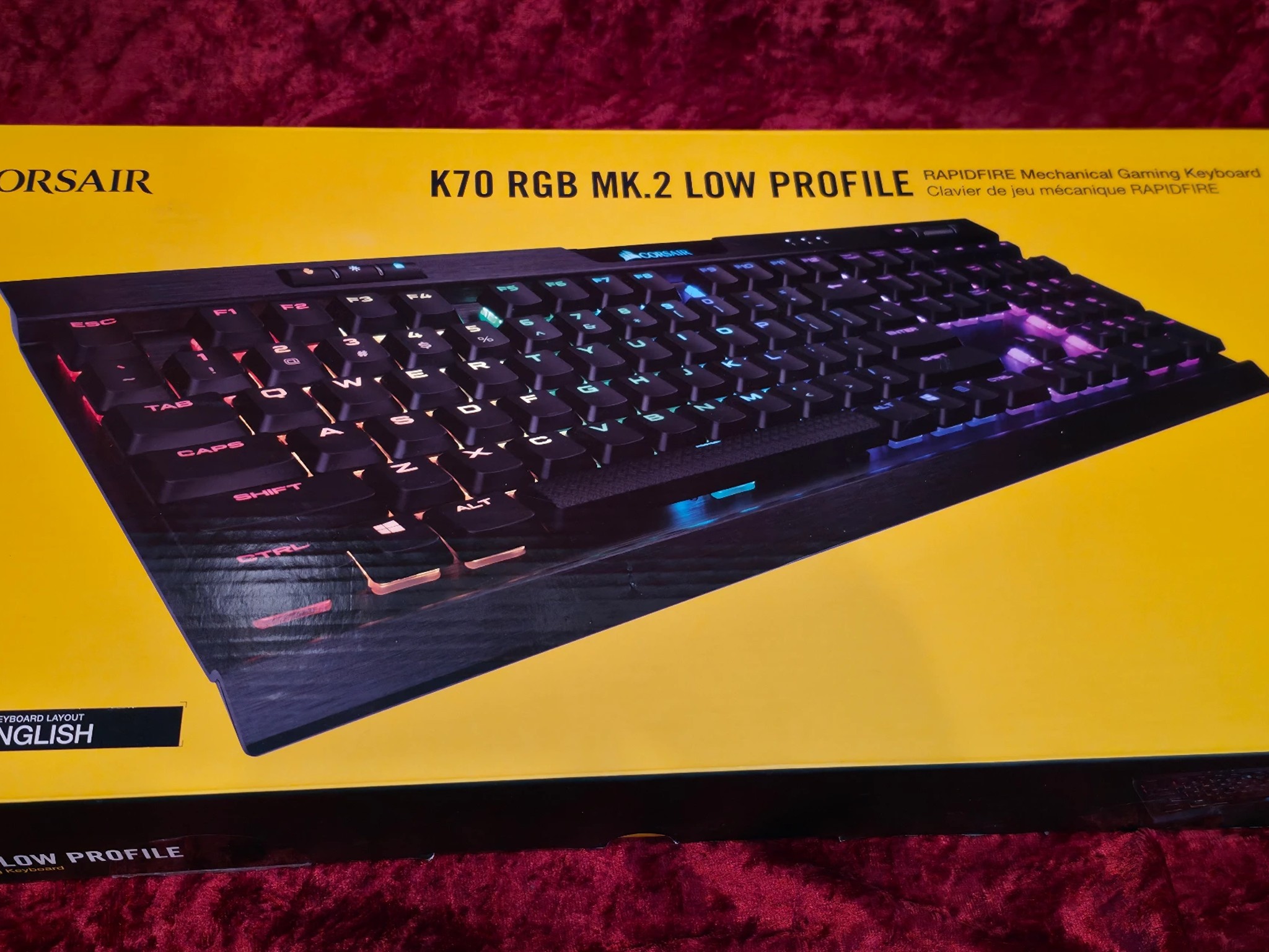 Corsair K70 RGB MK.2 Low Profile Rapid Fire