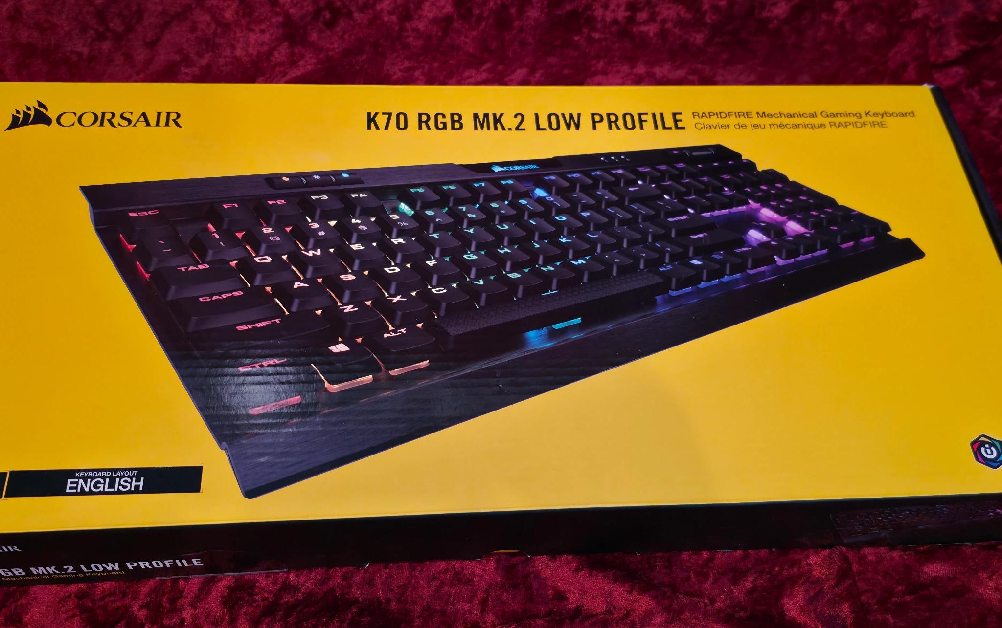 Corsair K70 RGB MK.2 Low Profile Rapid Fire