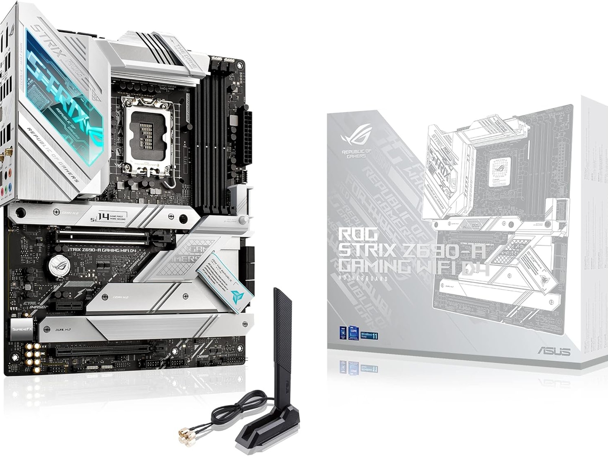 ASUS ROG STRIX Z690-A GAMING WIFI DDR4 LGA1700 Motherboard