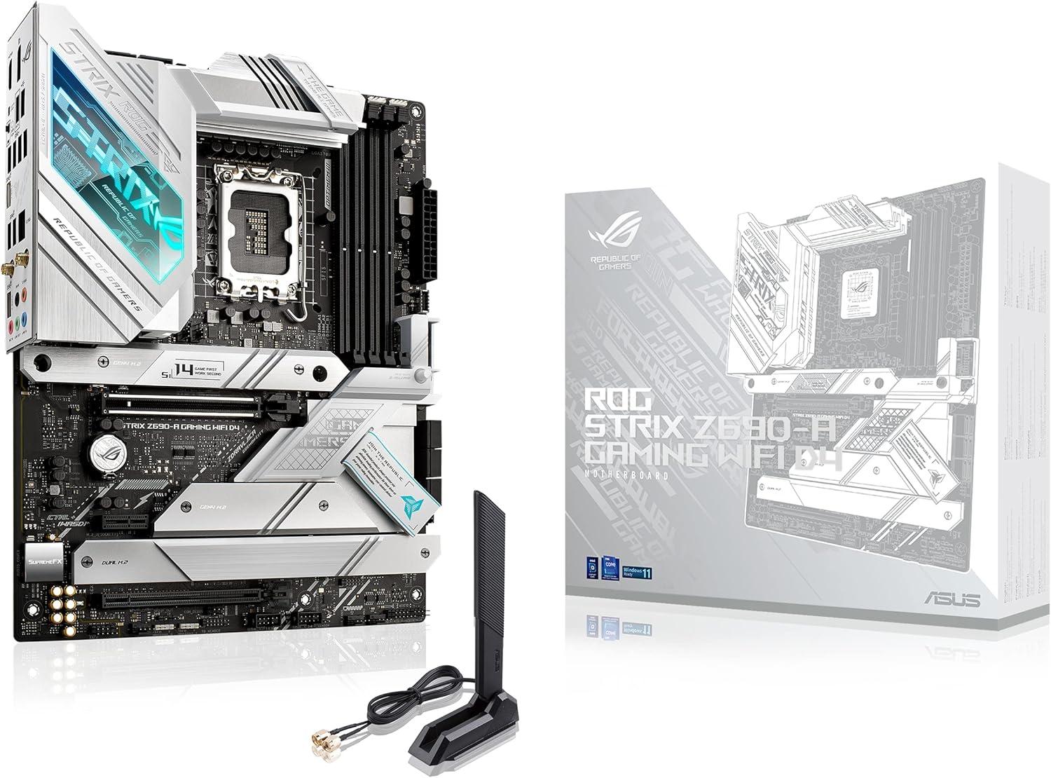 ASUS ROG STRIX Z690-A GAMING WIFI DDR4 LGA1700 Motherboard