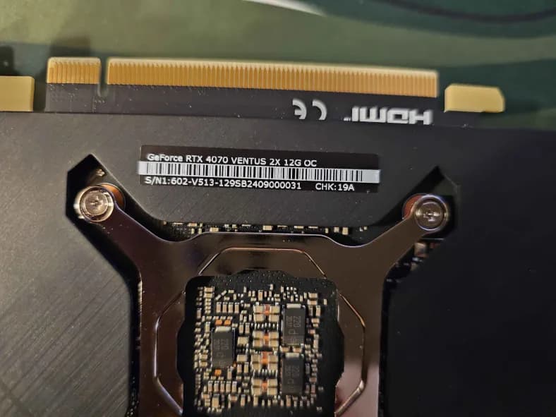 RTX 4070 VENTUS 3X 12G OC