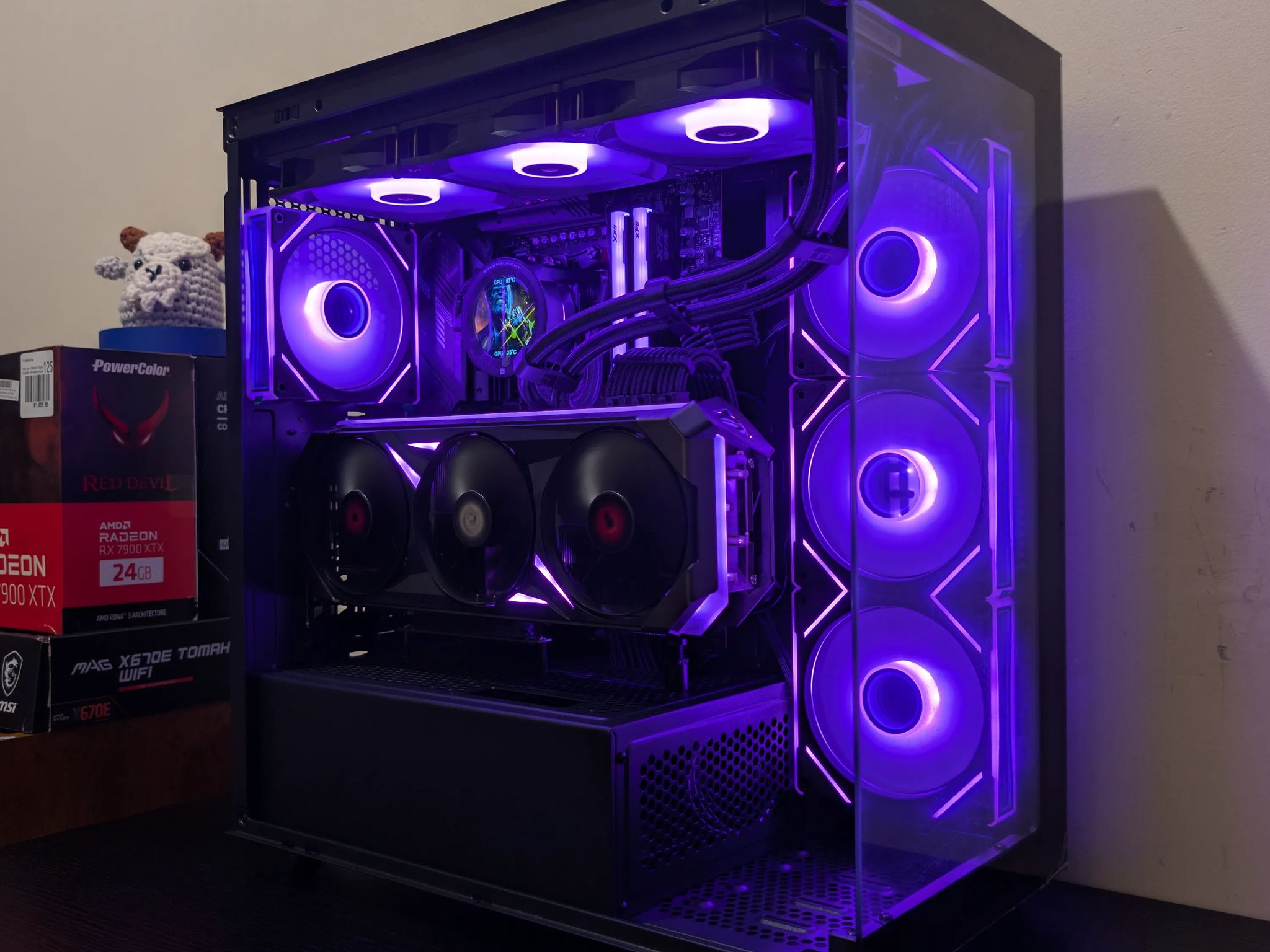 🔥🐈‍⬛ 4K Gaming Beast | RX 7900XTX | Ryzen 9 7900X | 2TB SSD | 32GB RAM | WiFi 6 & Bluetooth 🐈‍⬛🔥
