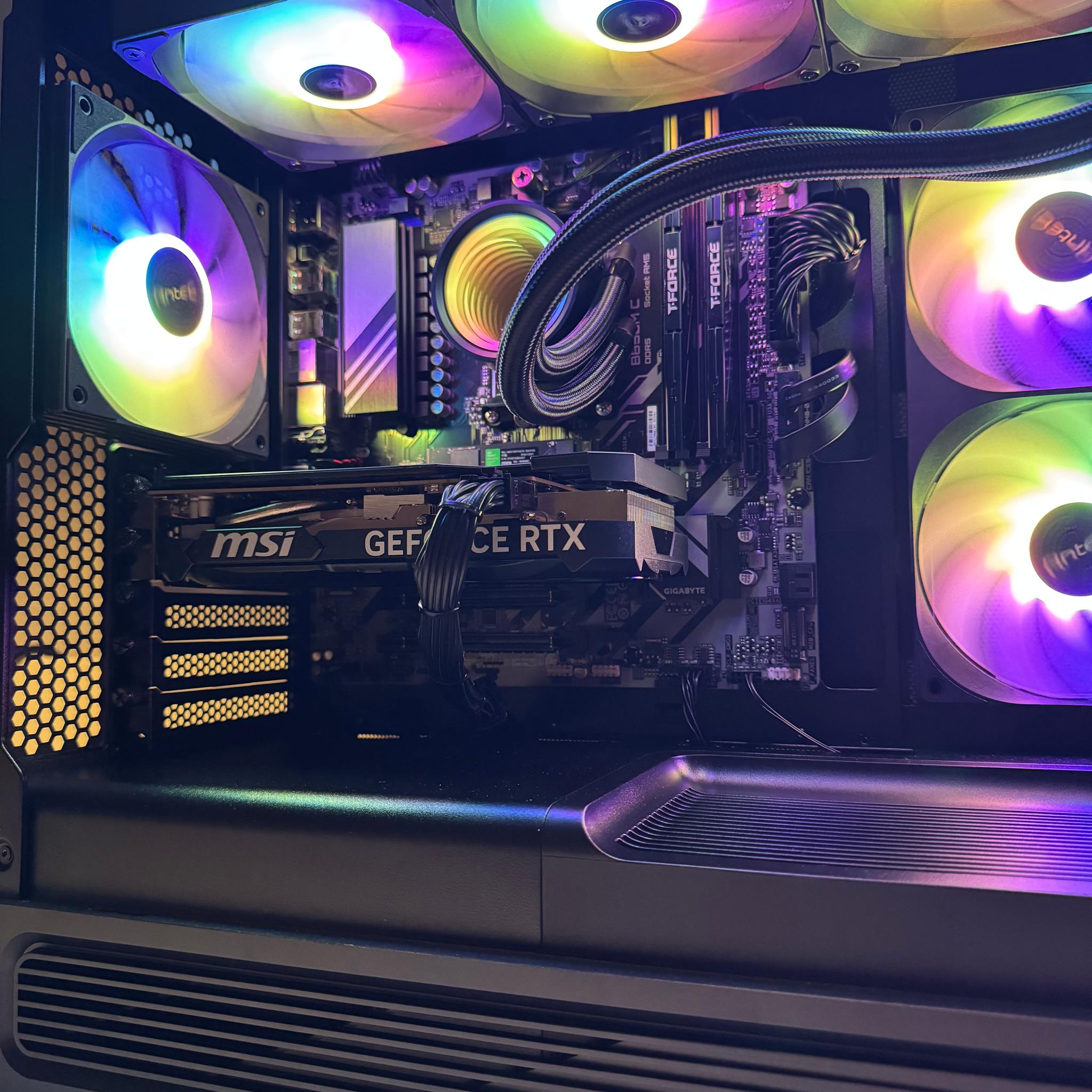 Dark Apex  | Custom Gaming PC | RTX 4060  - R5 7600X - 16GB Ram - 1TB Nvme