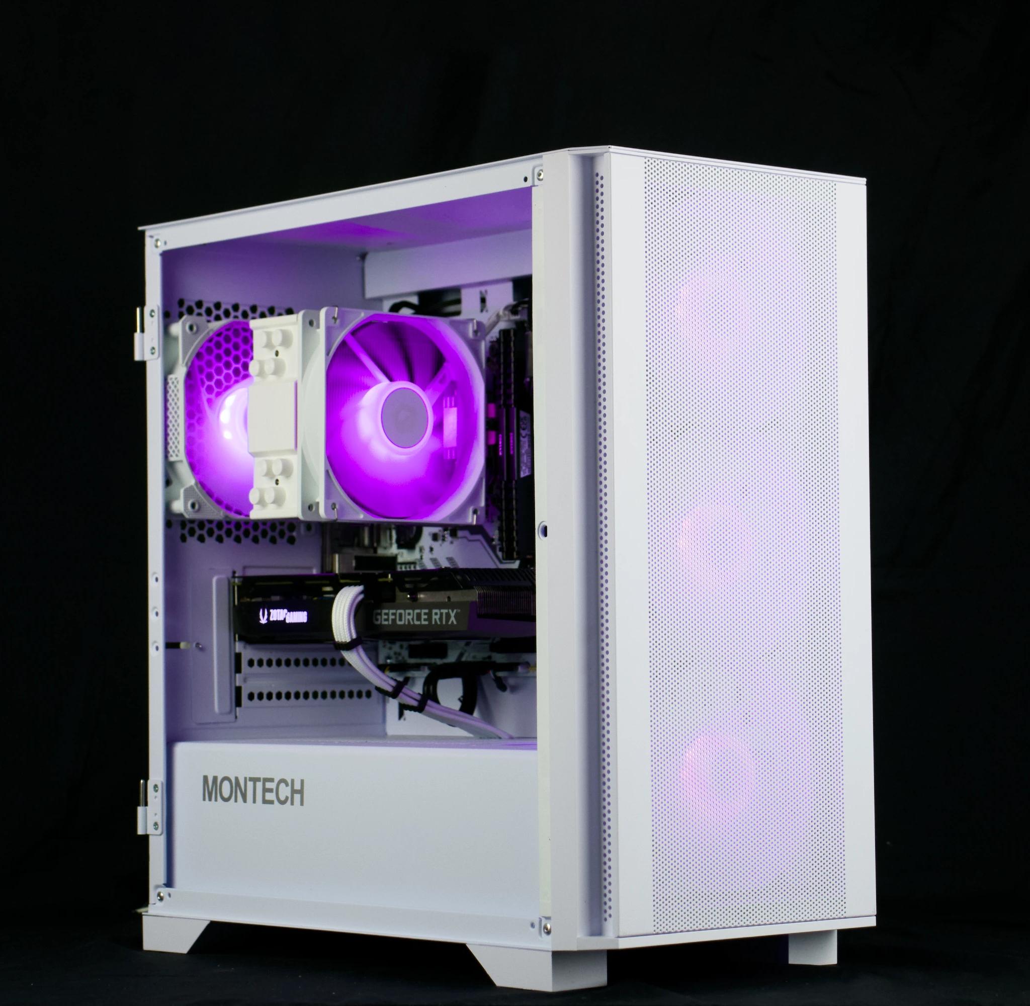 🧊❄️🧊 White Gaming PC – RTX 3060 TI , Ryzen 5 3600, 16GB RAM, 500GB SSD - WiFi, BlueTooth 🧊❄️🧊