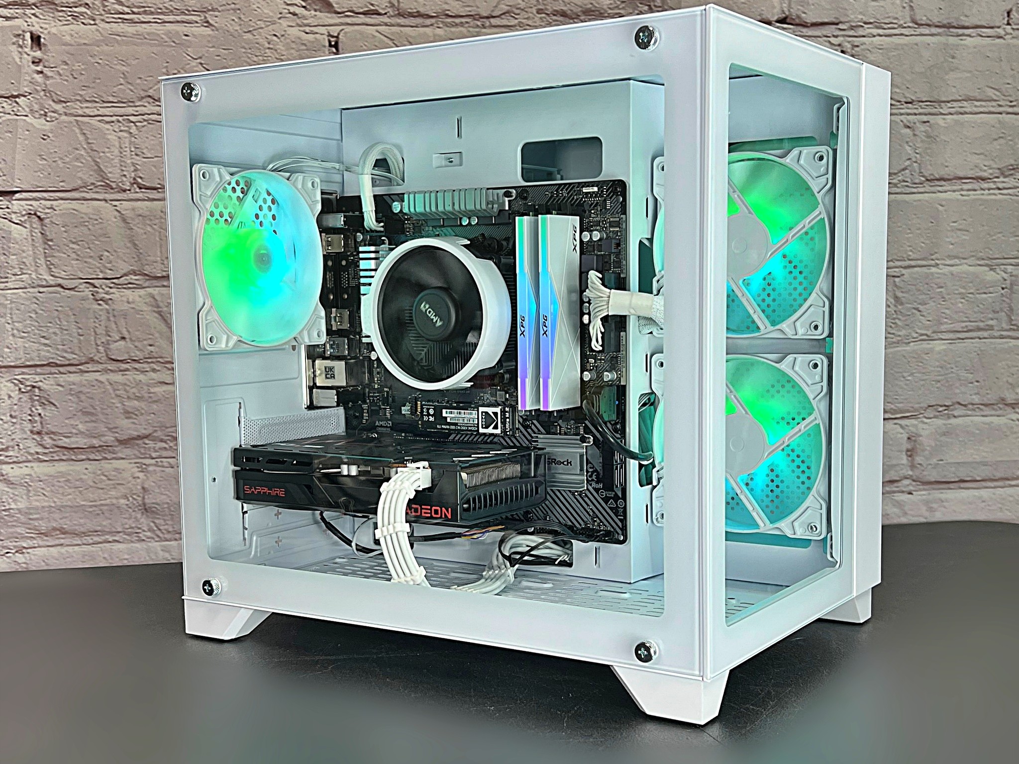 Ryzen 5 3600 RX 6600 16GB RAM 1TB M.2 Wifi 5 Bluetooth Window 10 Gaming PC
