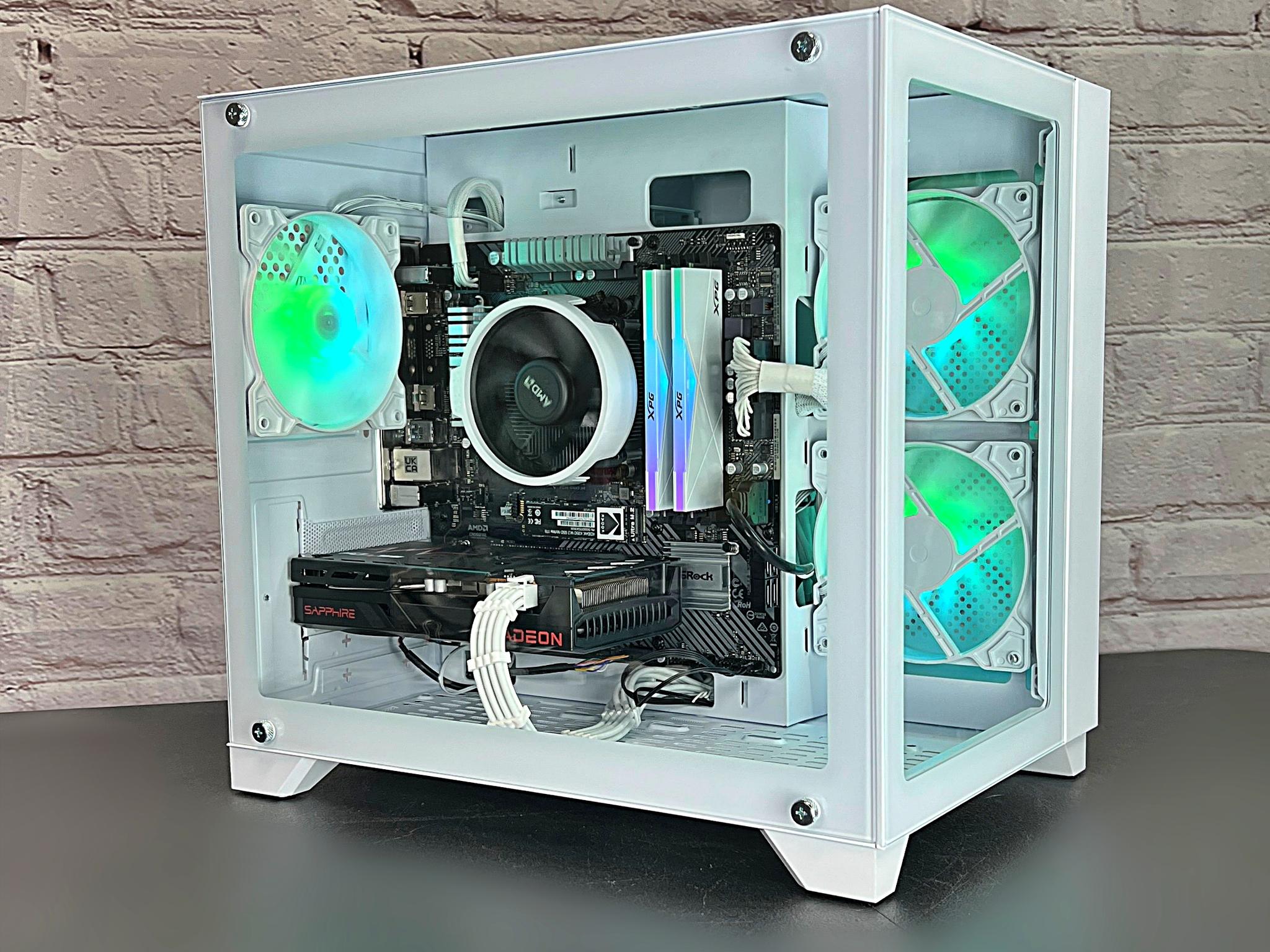 Ryzen 5 3600 RX 6600 16GB RAM 1TB M.2 Wifi 5 Bluetooth Window 10 Gaming PC