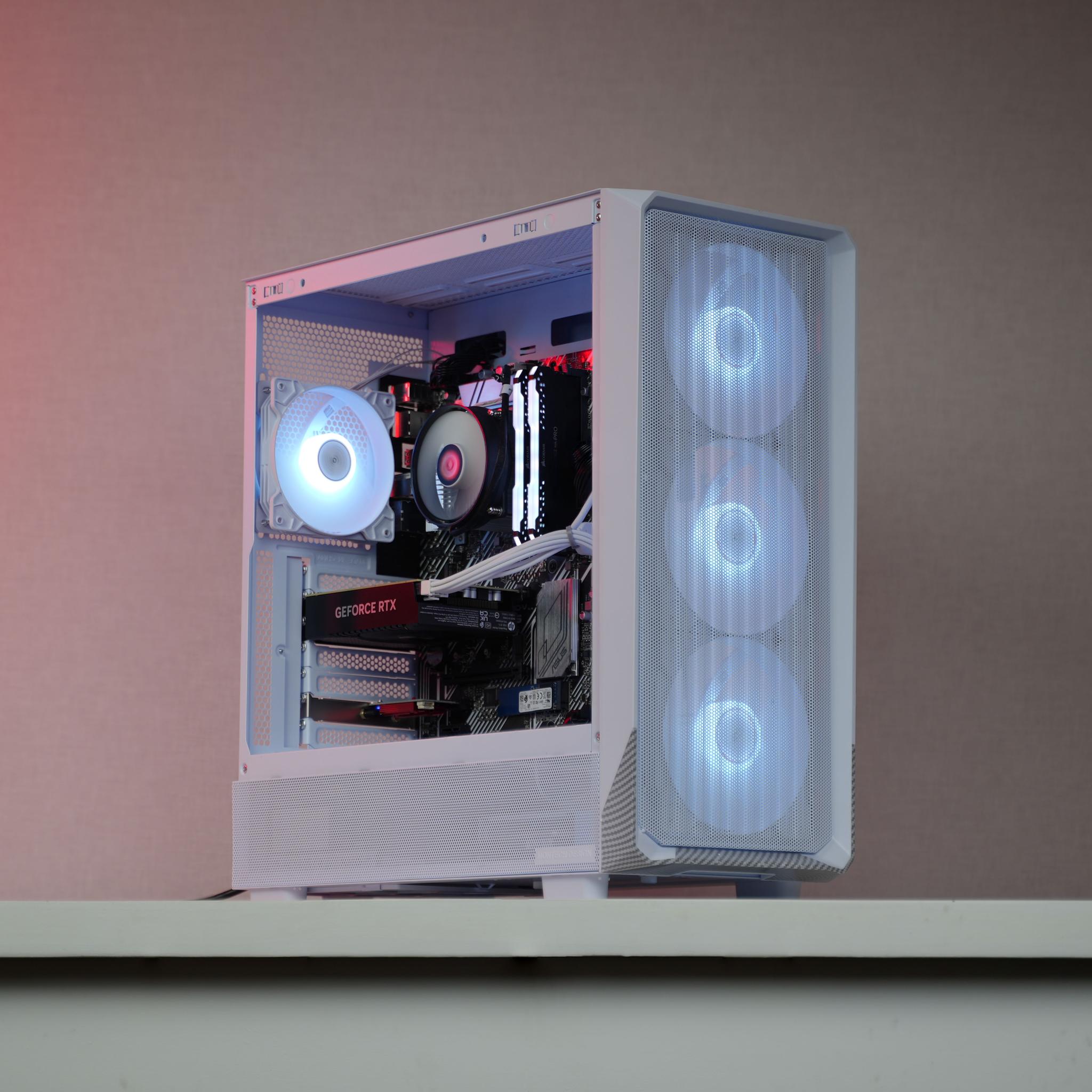 “JOYFORM” RTX 4060 Intel i5 10600K 16GB 1.3TB Windows 11 Gaming PC Powerhouse
