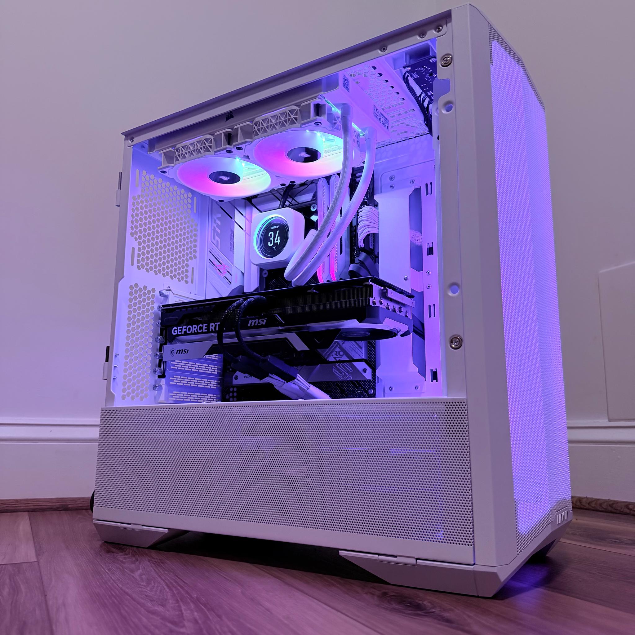 ❄️"Glacier Bloom"🌸| 1440p Gaming | RTX 4070 Ti 12GB | Intel i7 12700K | 32B DDR4 | 1tb NVME Storage