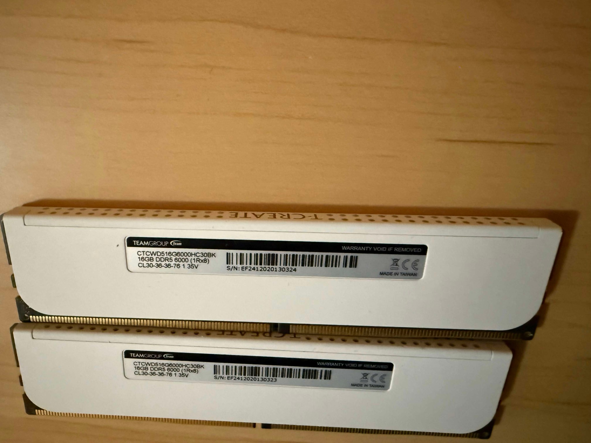 Team Group T-CREATE EXPERT 32GB (2 x 16GB) PC RAM DDR5 6000 SFF Compatible