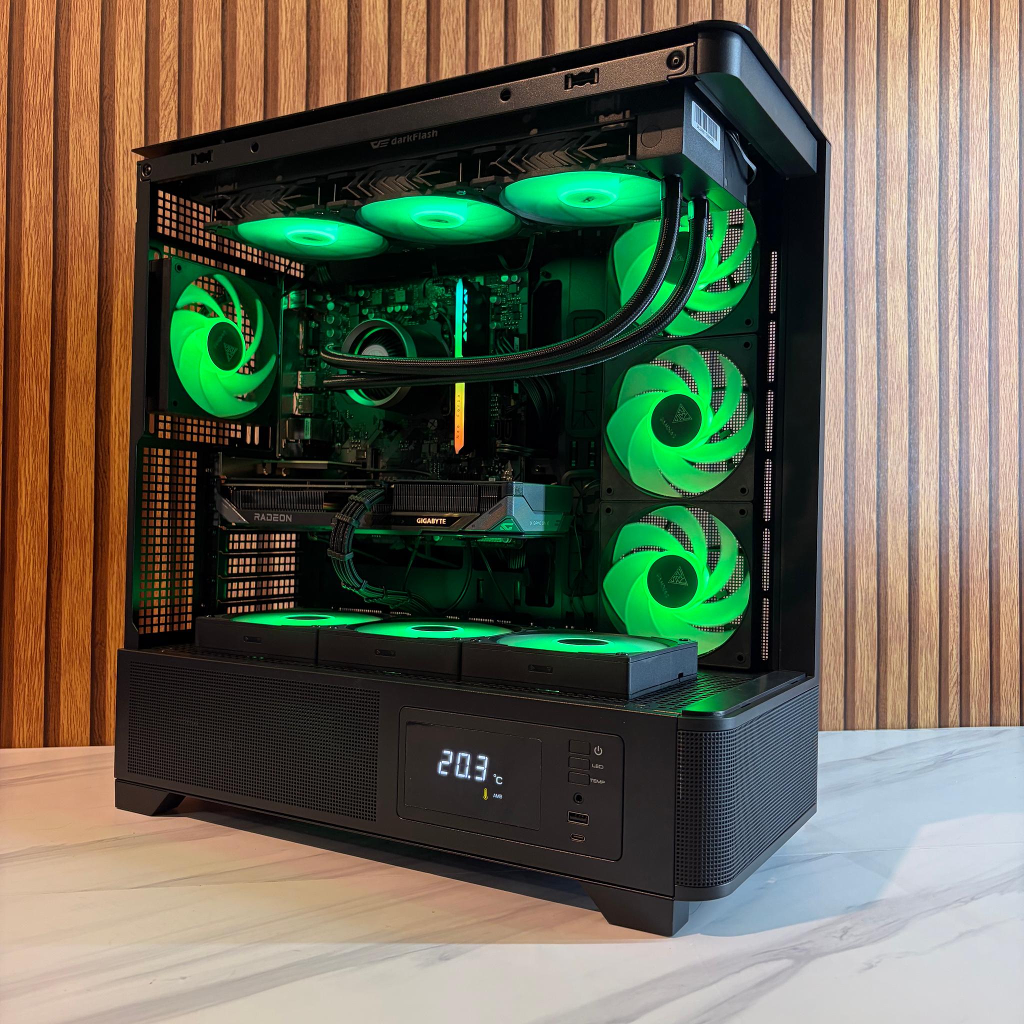 9060XT 16GB | RYZEN 5 9600X  | 16GB DDR5 | 650W | 360MM