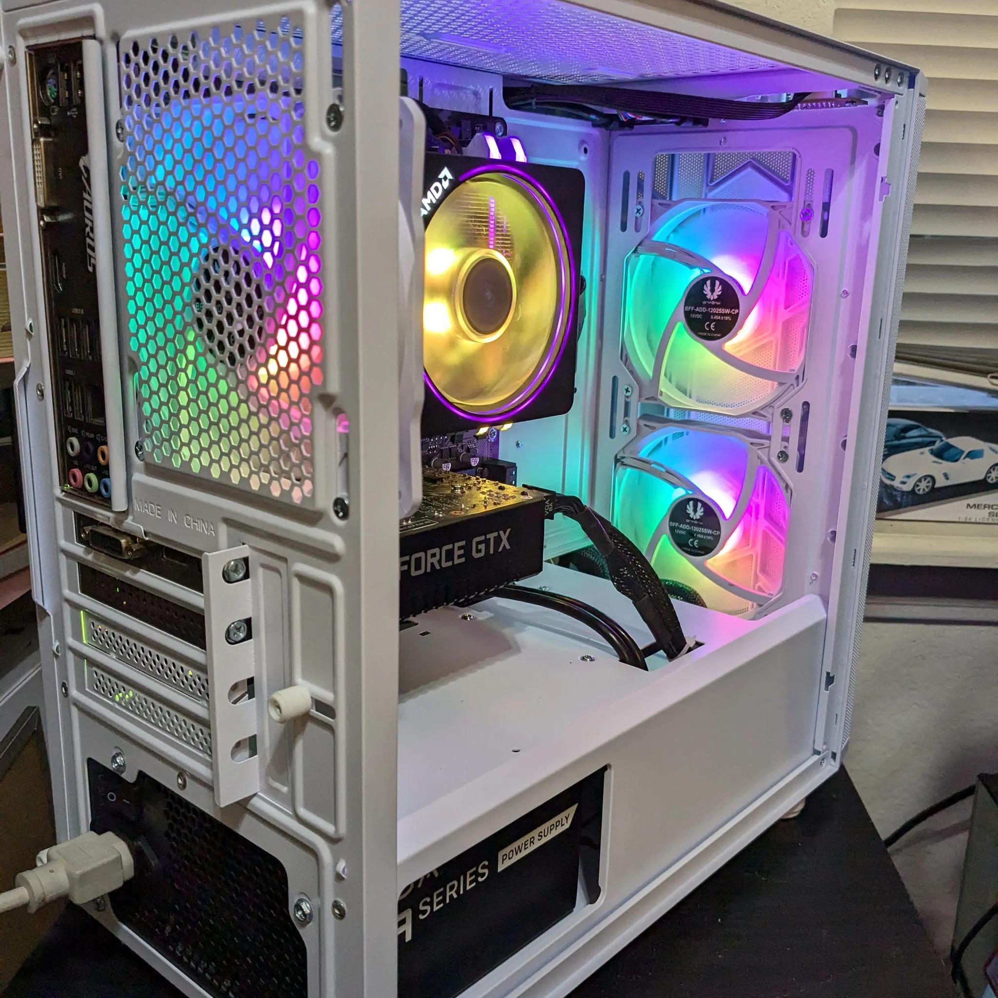 FREE SHIP|| AM4 Upgrade Path || Ryzen 3 3200G, 16GB DDR4, GTX 1660 SUPER 6GB, 512GB SSD, Wifi, RGB