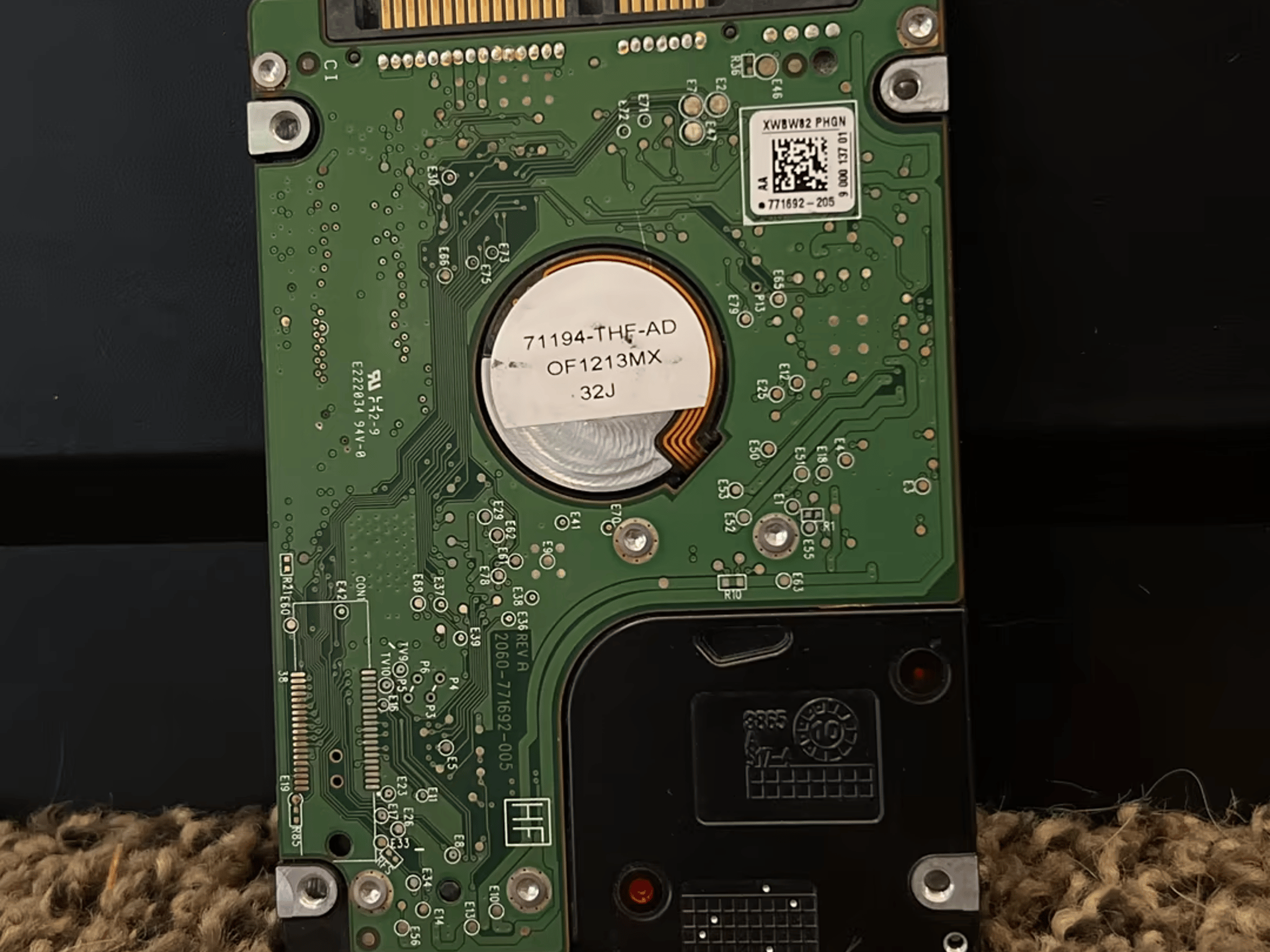 Western Digital 500GB 2.5” Hard Drive WD5000BPVT