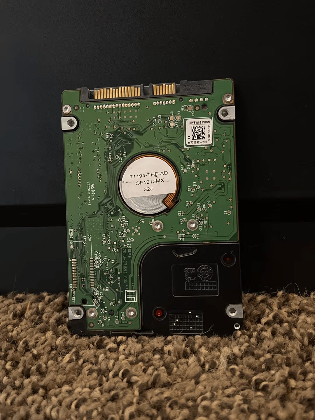 Western Digital 500GB 2.5” Hard Drive WD5000BPVT