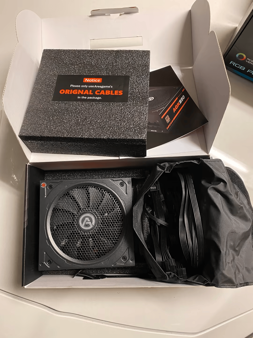ARESGAME AGK850, 850W Gold Fully Modular Power Supply