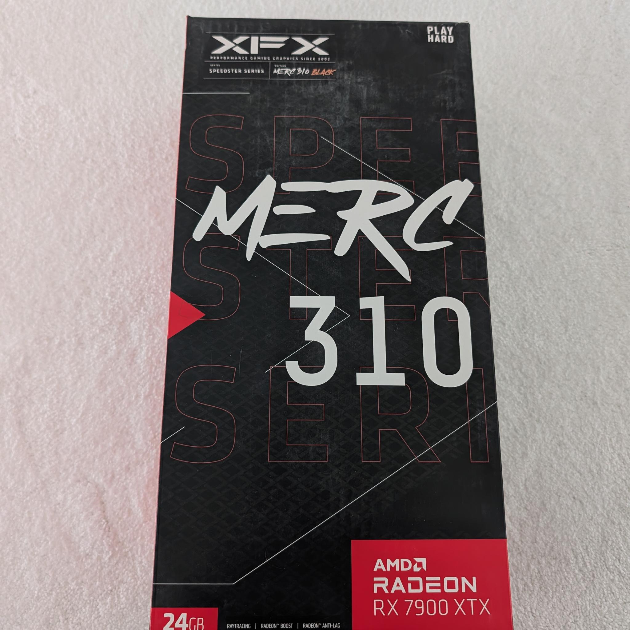 XFX - Speedster MERC310 Radeon RX 7900XTX 24GB VRAM - Black