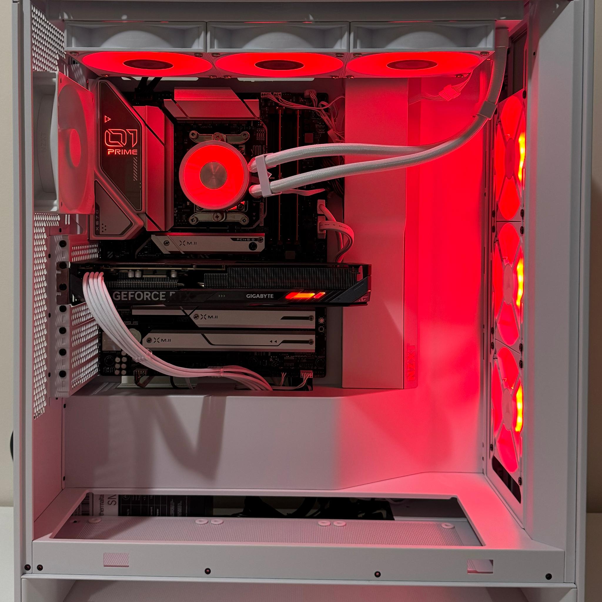 AMD Ryzen 7 8700F 64GB DDR5 RAM GeForce RTX 5060 1TB NVMe SSD NZXT H7 Flow AM5 Gaming PC