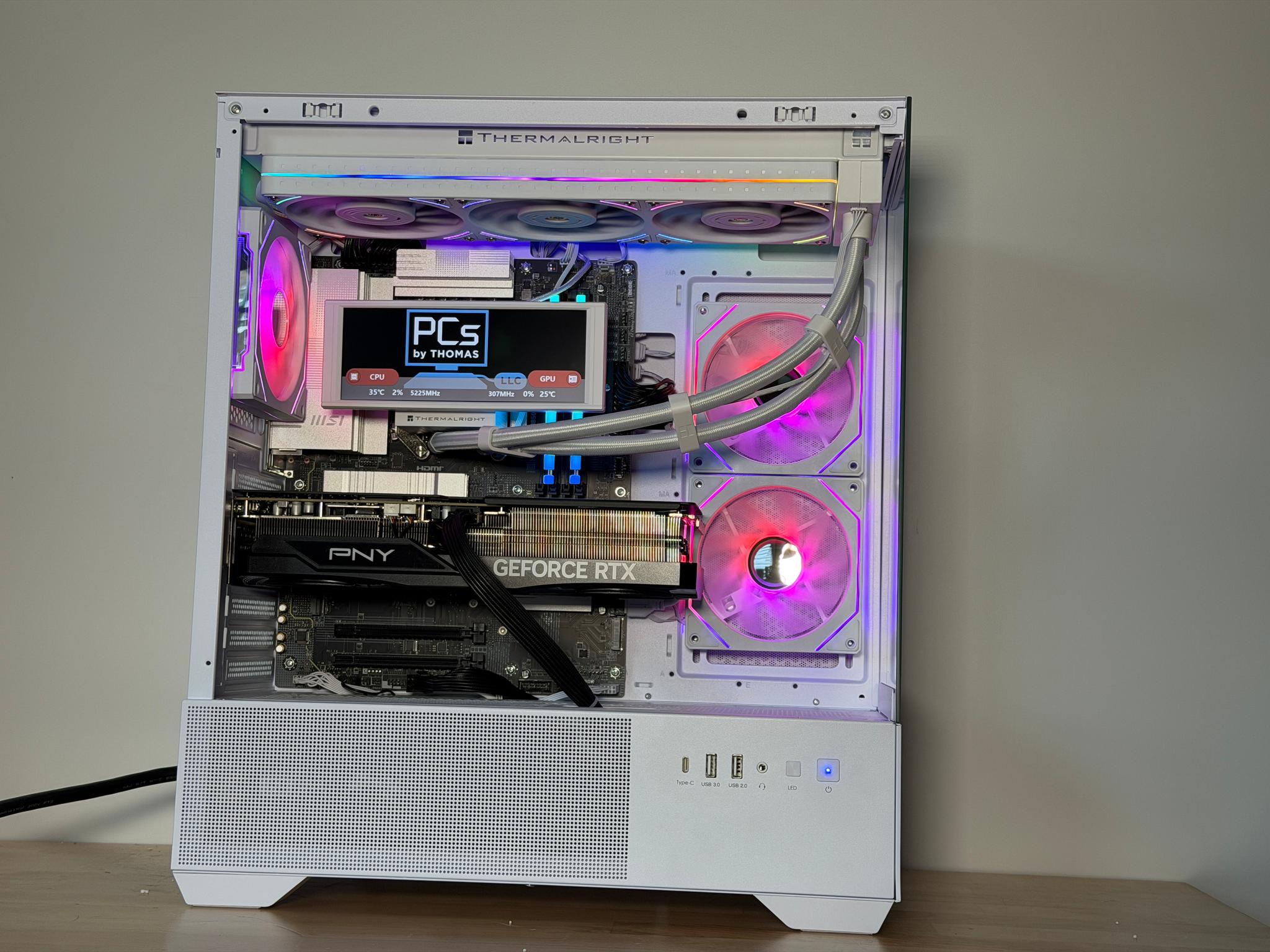 RTX 5070ti Ryzen 7 9800x3d Gaming PC