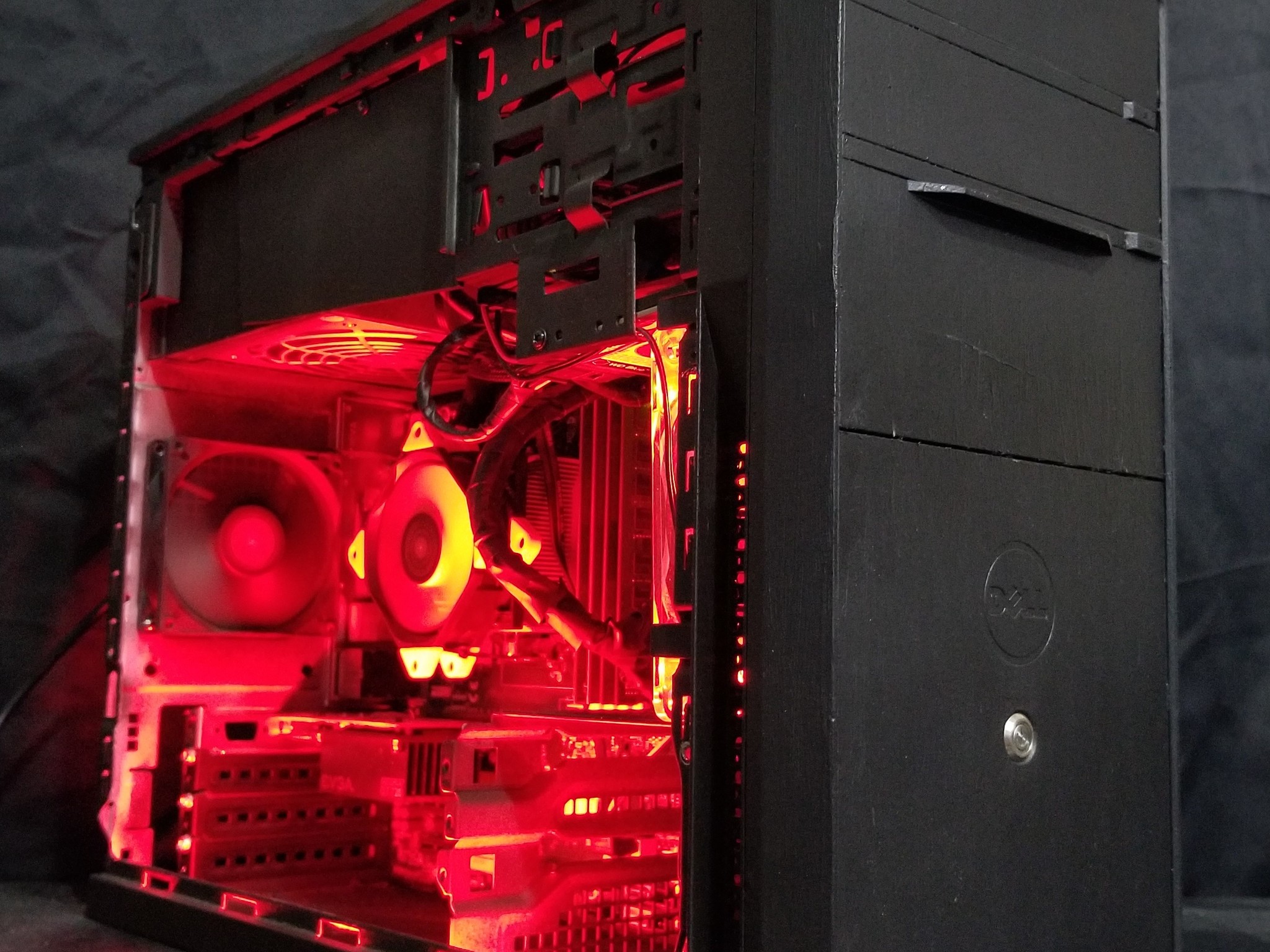 huge value/flat black moded/starter budget office/gaming pc