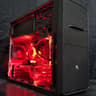 huge value/flat black moded/starter budget office/gaming pc