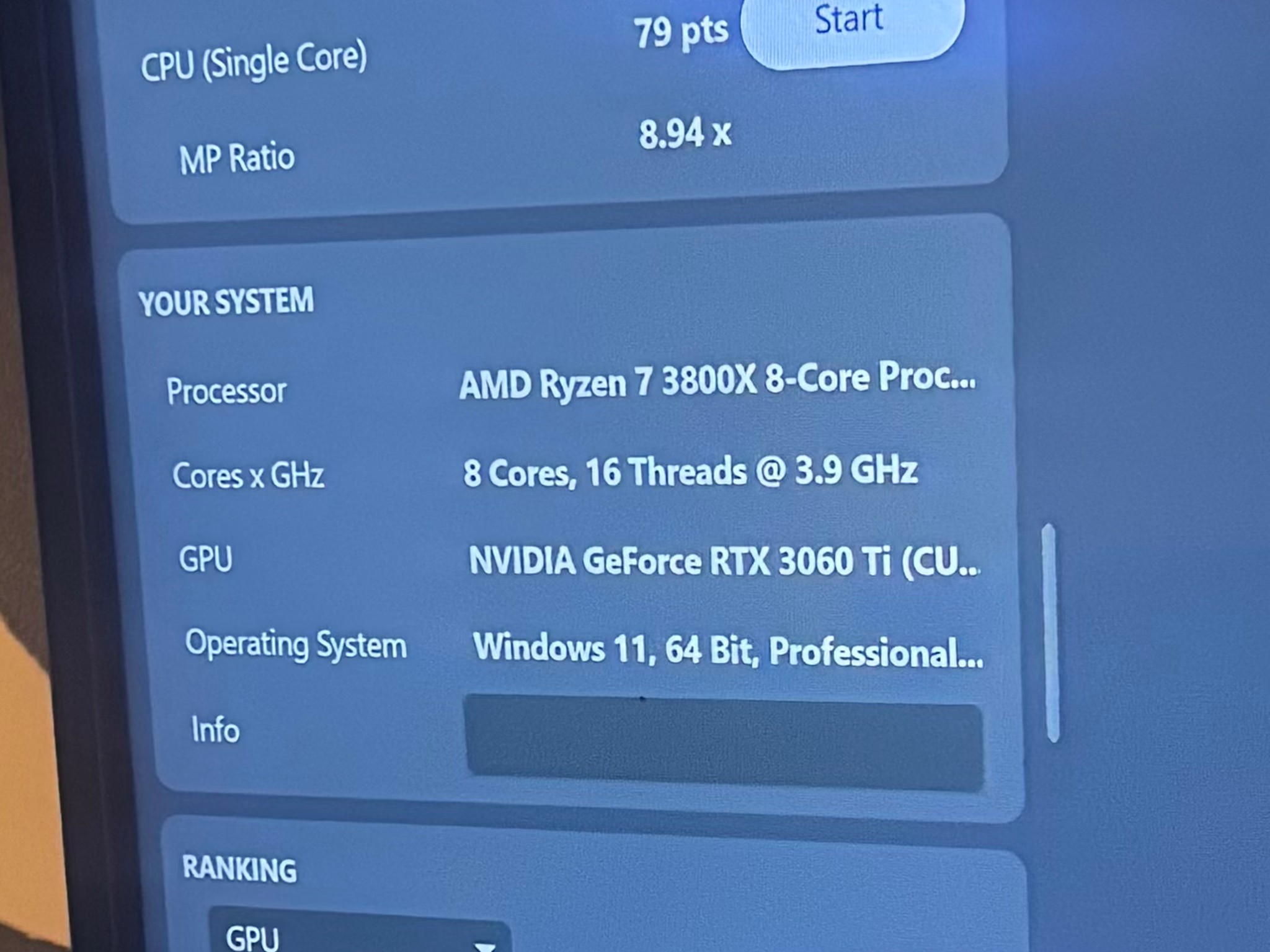 RTX 3060TI / Ryzen 7 3800X/ 16GB RGB RAM Gaming PC