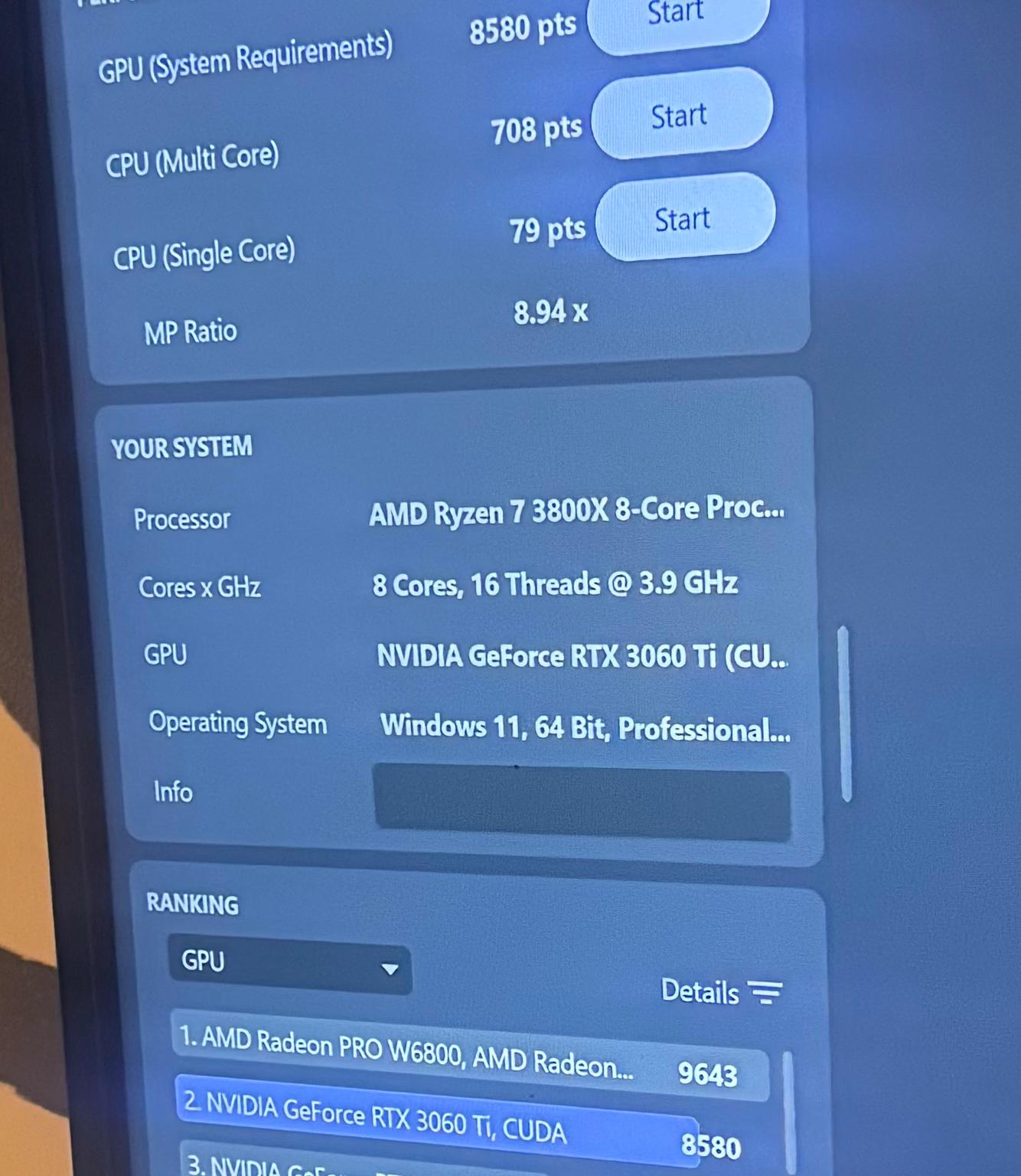 RTX 3060TI / Ryzen 7 3800X/ 16GB RGB RAM Gaming PC