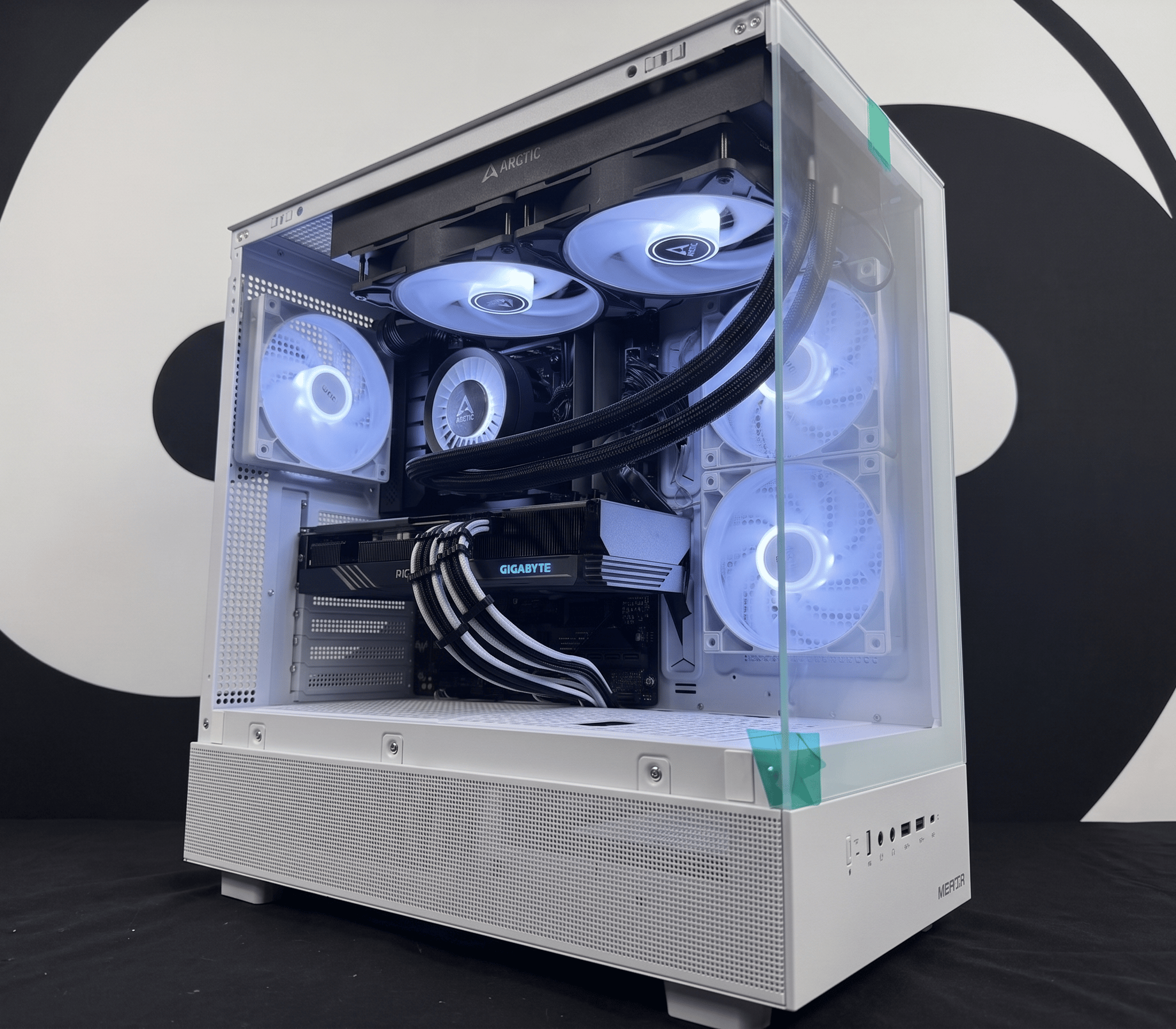 ⚪⚫🔥 YIN YANG BANG 9676 🔥⚫⚪ Ryzen 5 9600X| RX 7600XT 16 GB | 1.5 TB NVMe| 16 GB DDR5| 650W PSU