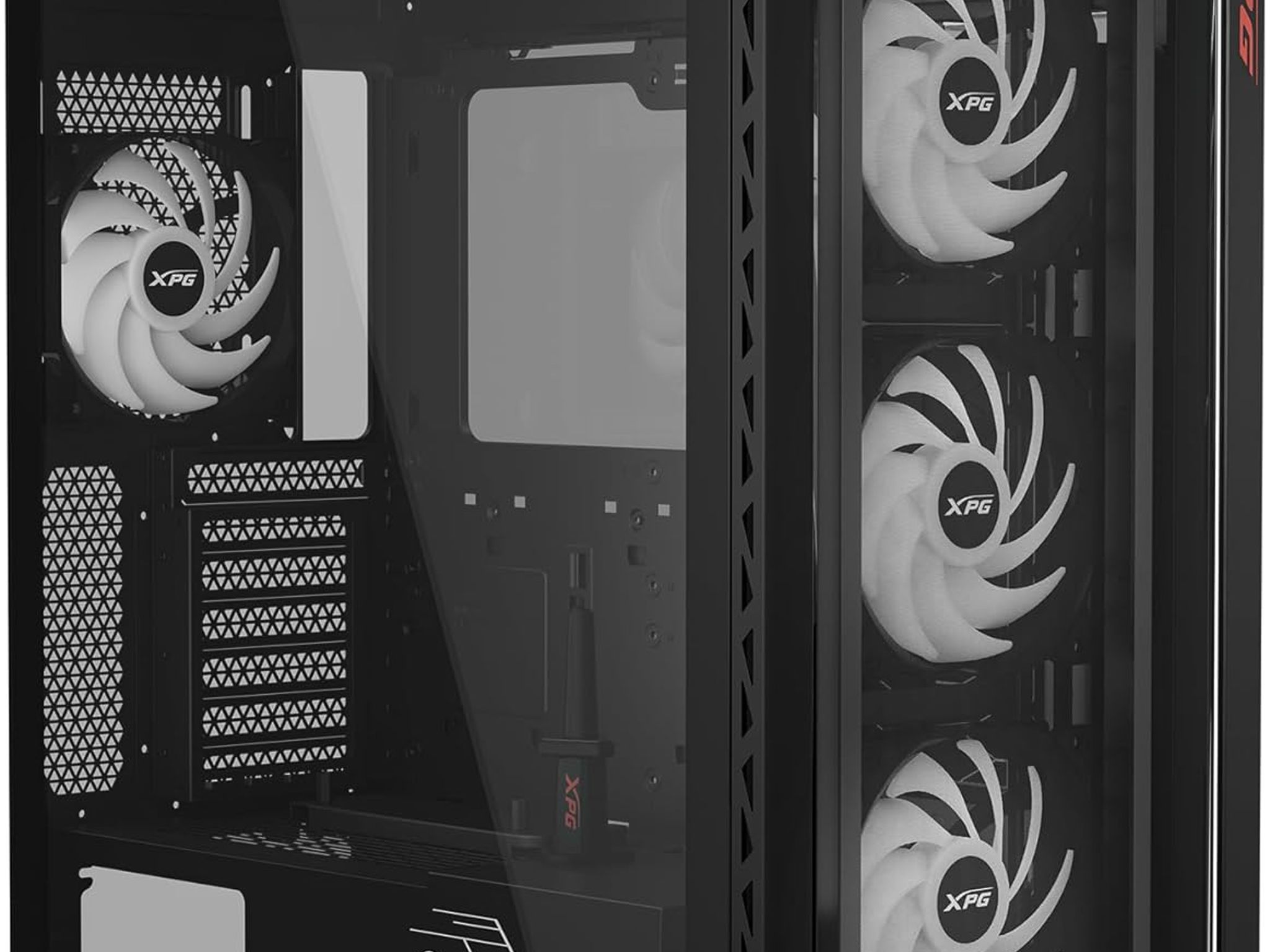 XPG Battlecruiser II with Prime Mid-Tower ATX PC Computer Gaming Case
