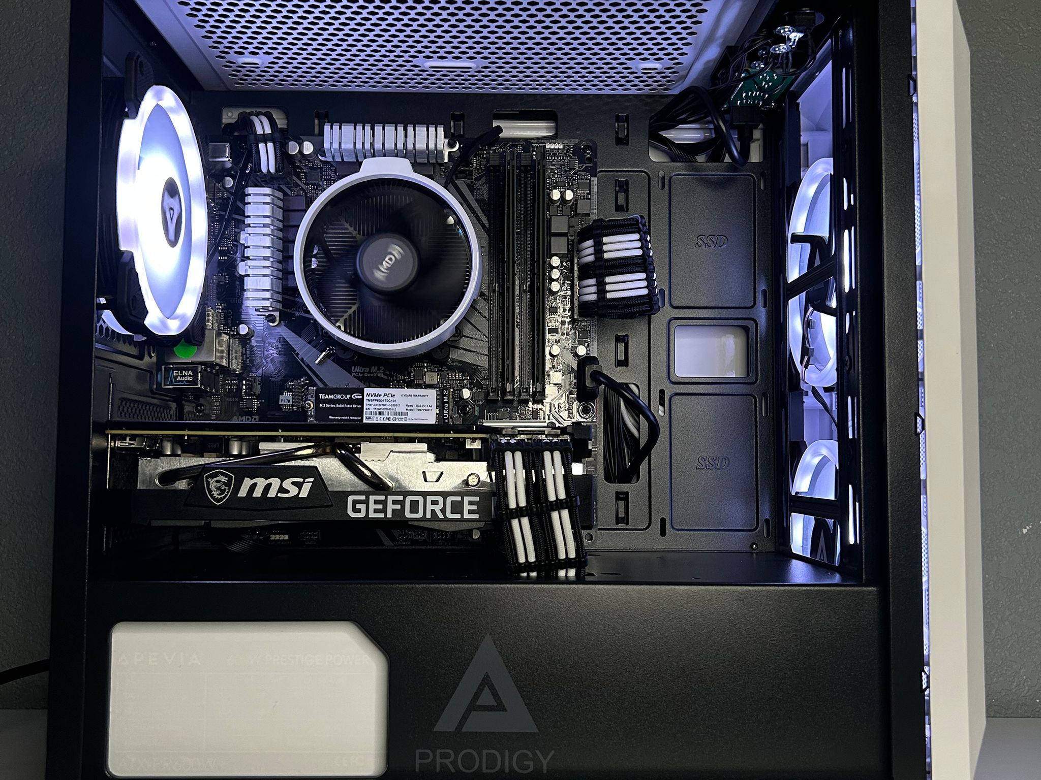 ⚫️⚪️⚫️ | MSI RTX 3060 Ti | Ryzen 5 5600 | Neo Forza 16GB 3600Mhz | 1TB NVME