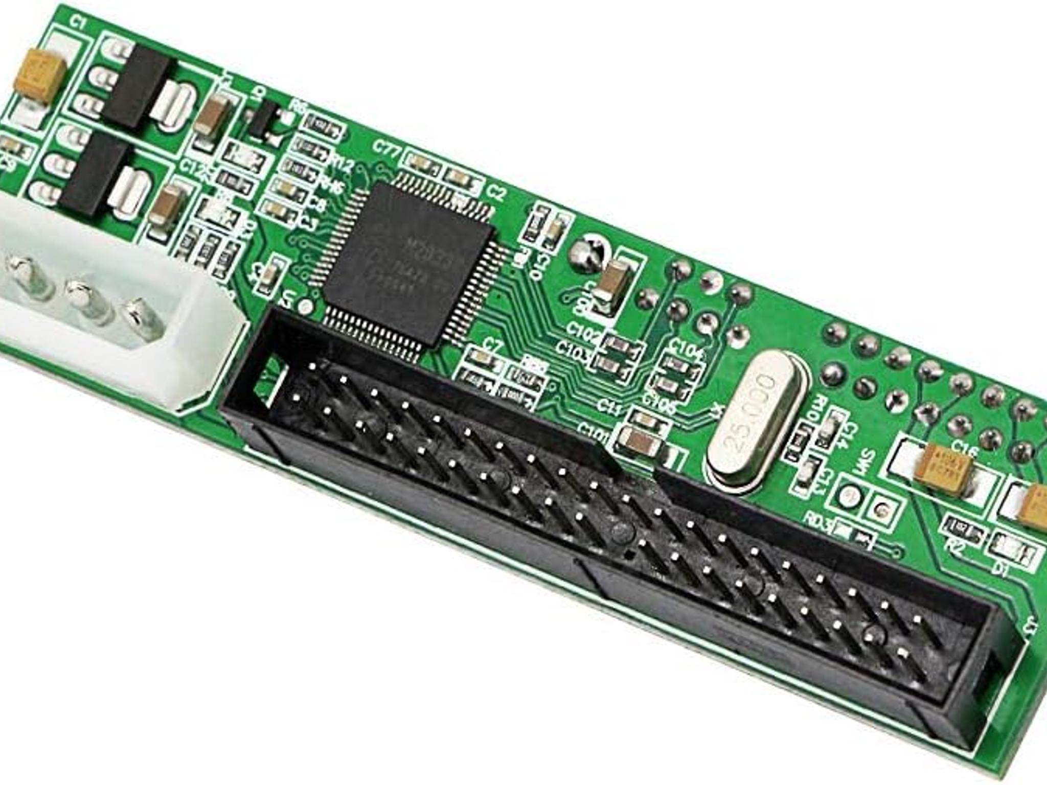 SATA Female to 40 pin Male 3.5 inch IDE Adapter PC / Mac Computer to SATA HDD