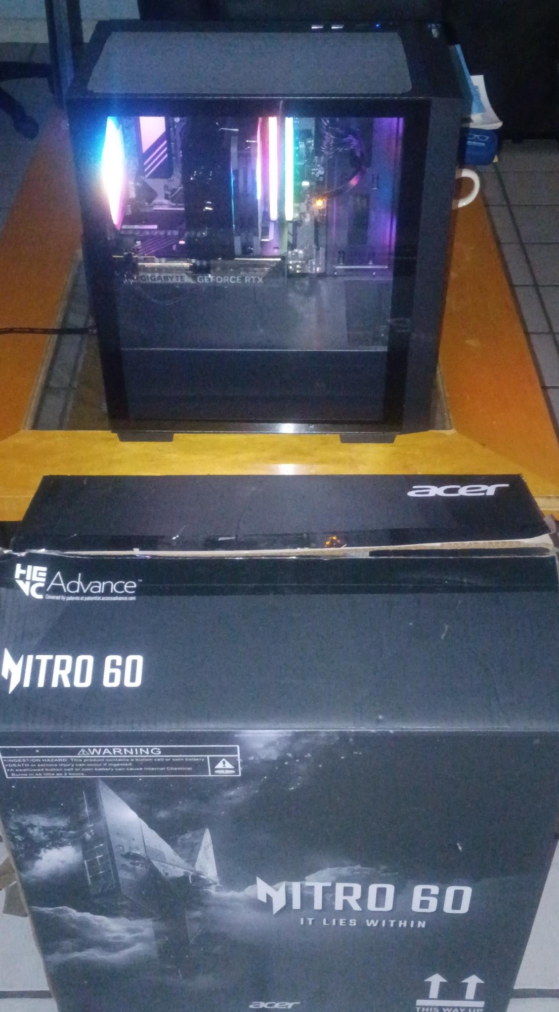 (Upgraded) Acer Nitro 60 / RTX 5060 / i5-14400F / 1TB NVMe / 16GB DDR5 RAM