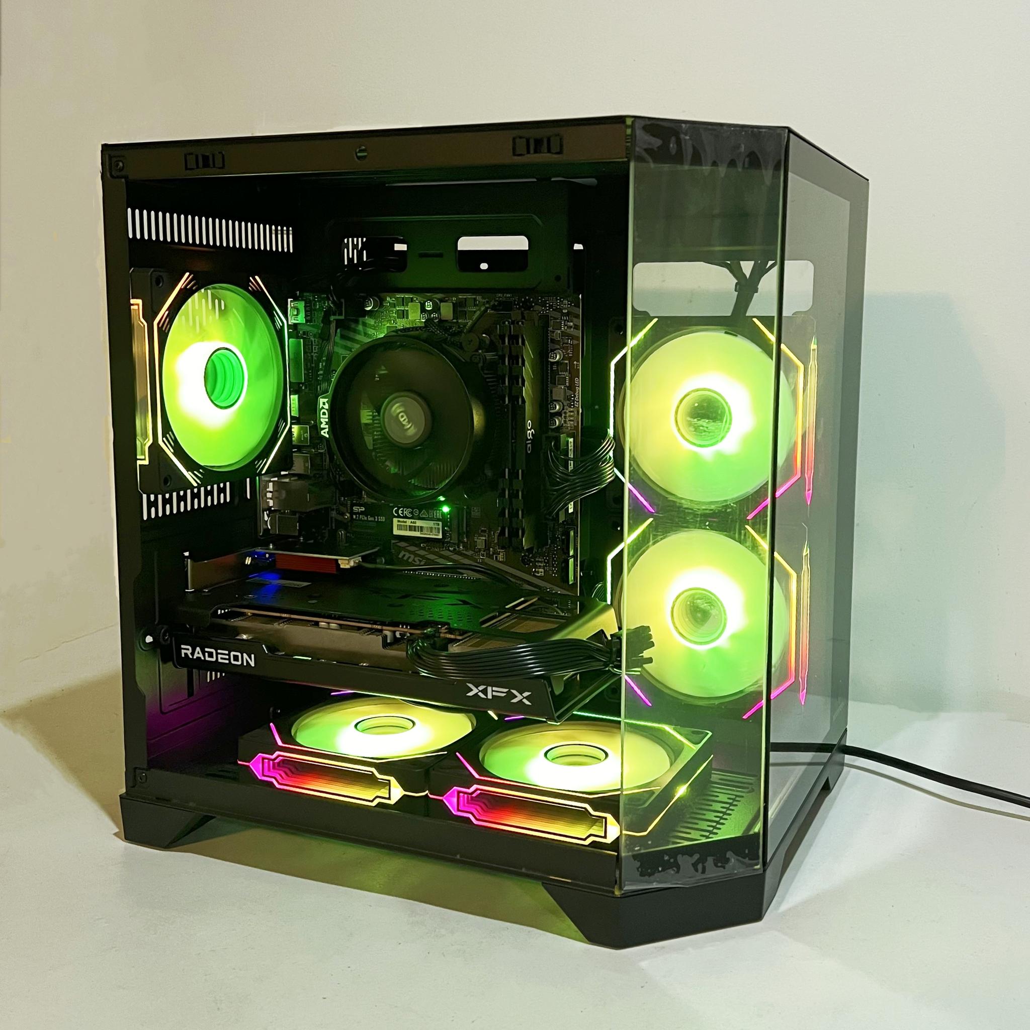 🔥SALE🔥 R5-5600|RX 6600|1TB M.2|16GB RAM-DeepHuo Brand NEW Pre-Built PC
