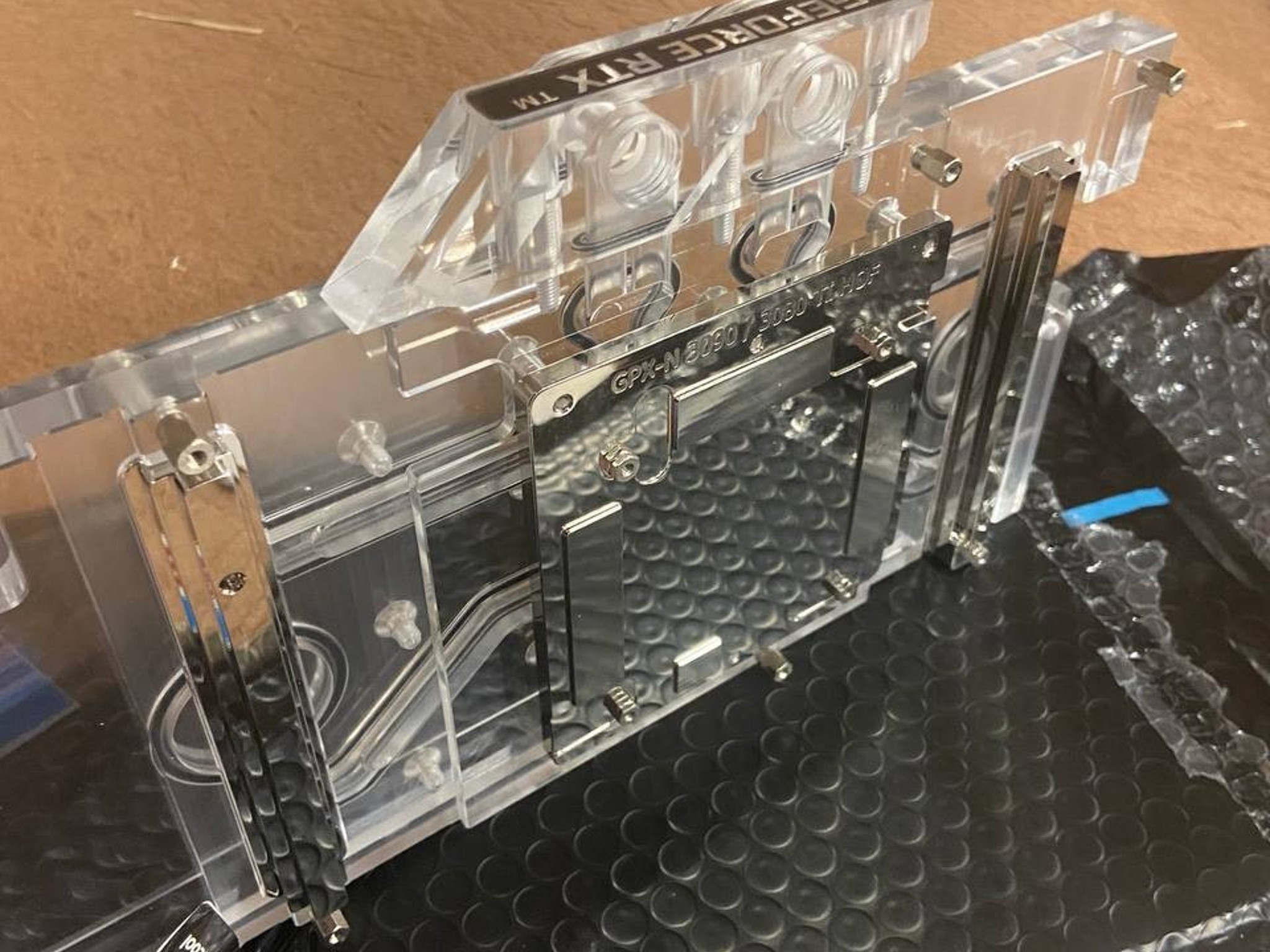 Alphacool Eisblock Aurora Acryl GPX-N RTX 3090/3080 Ti HOF with Backplate (11967