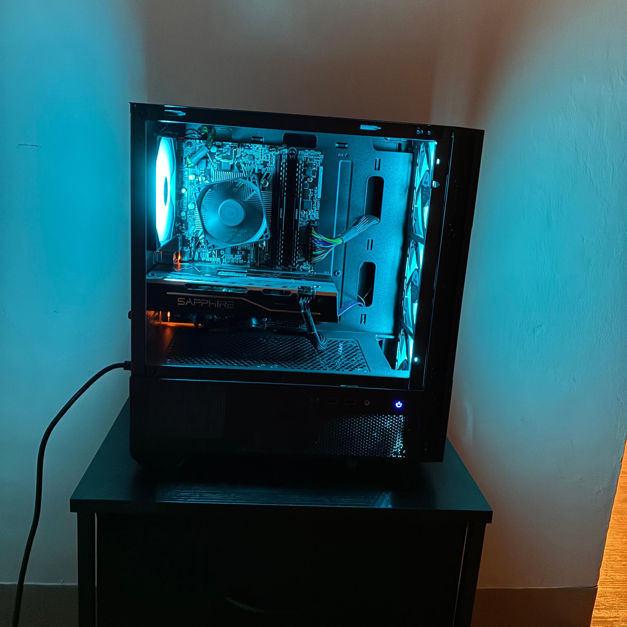 Budget Gaming PC | RX 580 8G | Intel i5-7400 | 1TB Storage | 16GB Ram | 500w PSU