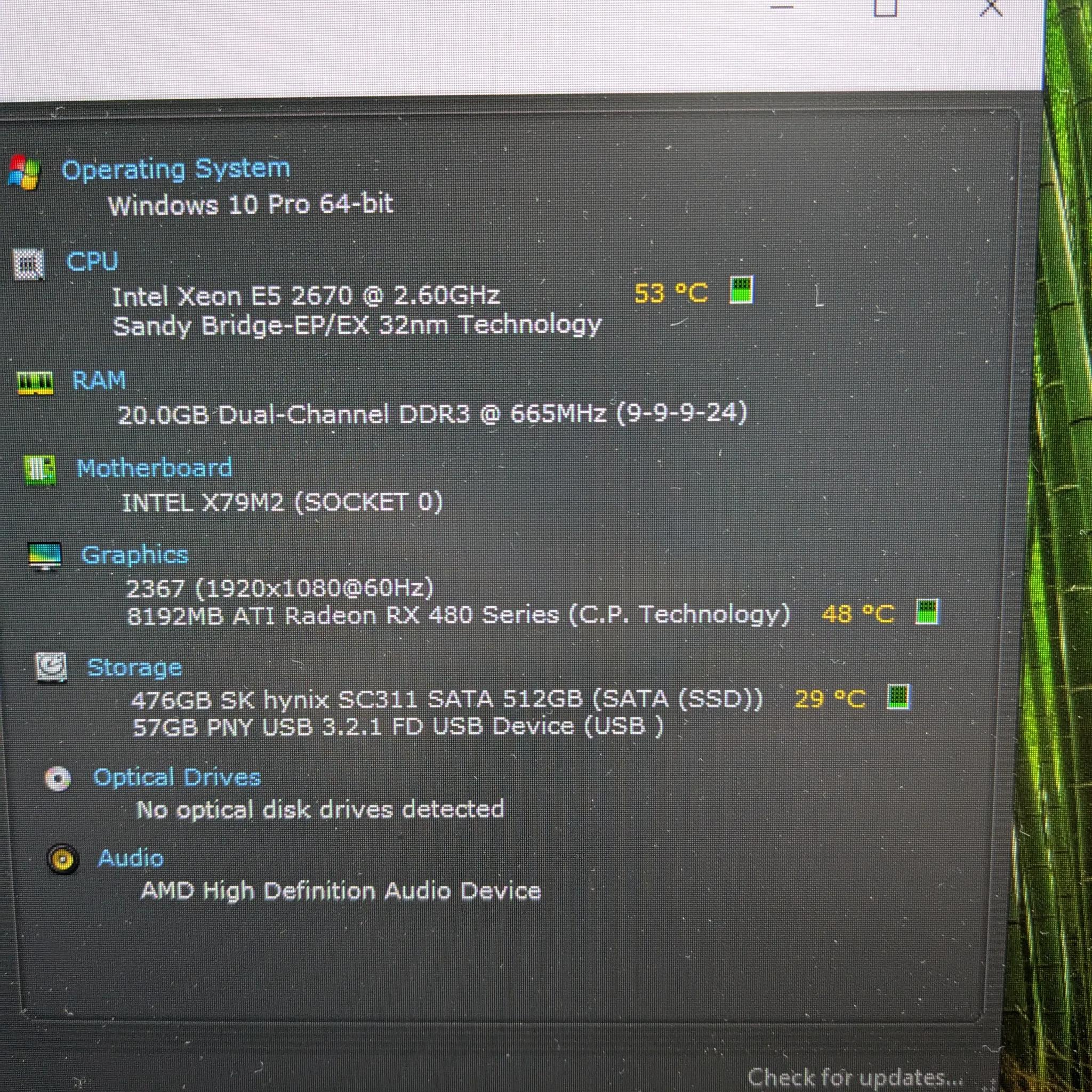 120 FPS Fortnite | 180 Day Warranty | Intel 8 Core Xeon, 20GB RAM, RX 480 8GB, 512GB SSD, Win10