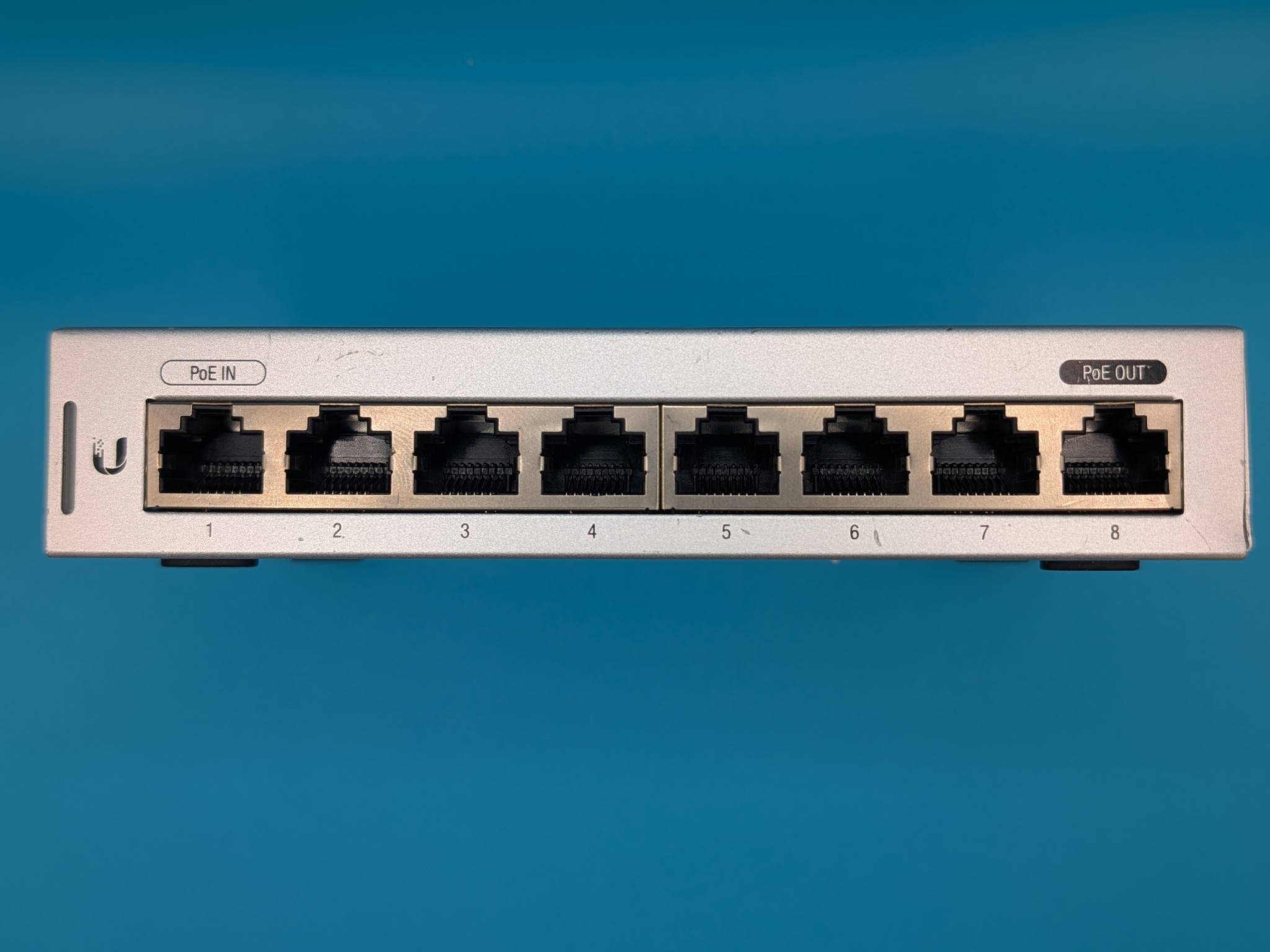 UniFi US-8 8 Port Gigabit Managed Ethernet Switch w/ PoE Passthrough