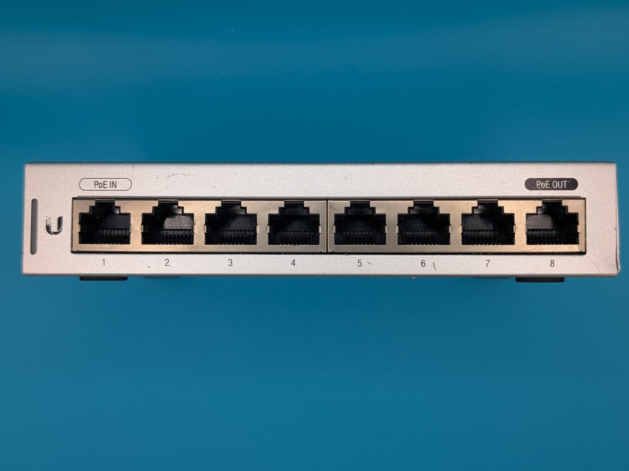 UniFi US-8 8 Port Gigabit Managed Ethernet Switch w/ PoE Passthrough