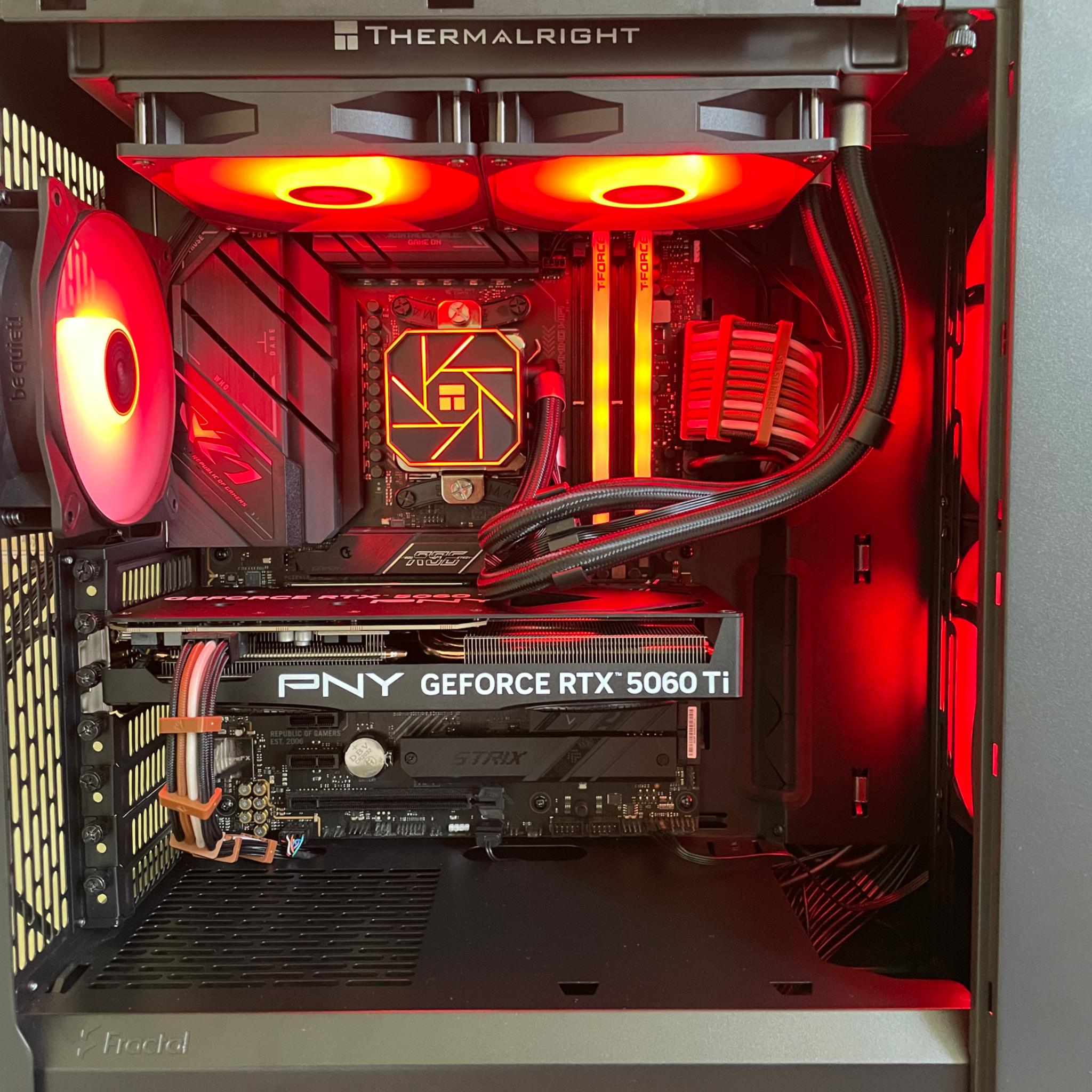 🔥 Custom-Built Gaming PC | Ryzen 5 9600X | RTX 5060 Ti 16GB | 32GB RAM | 2TB SSD | Fractal North 🔥