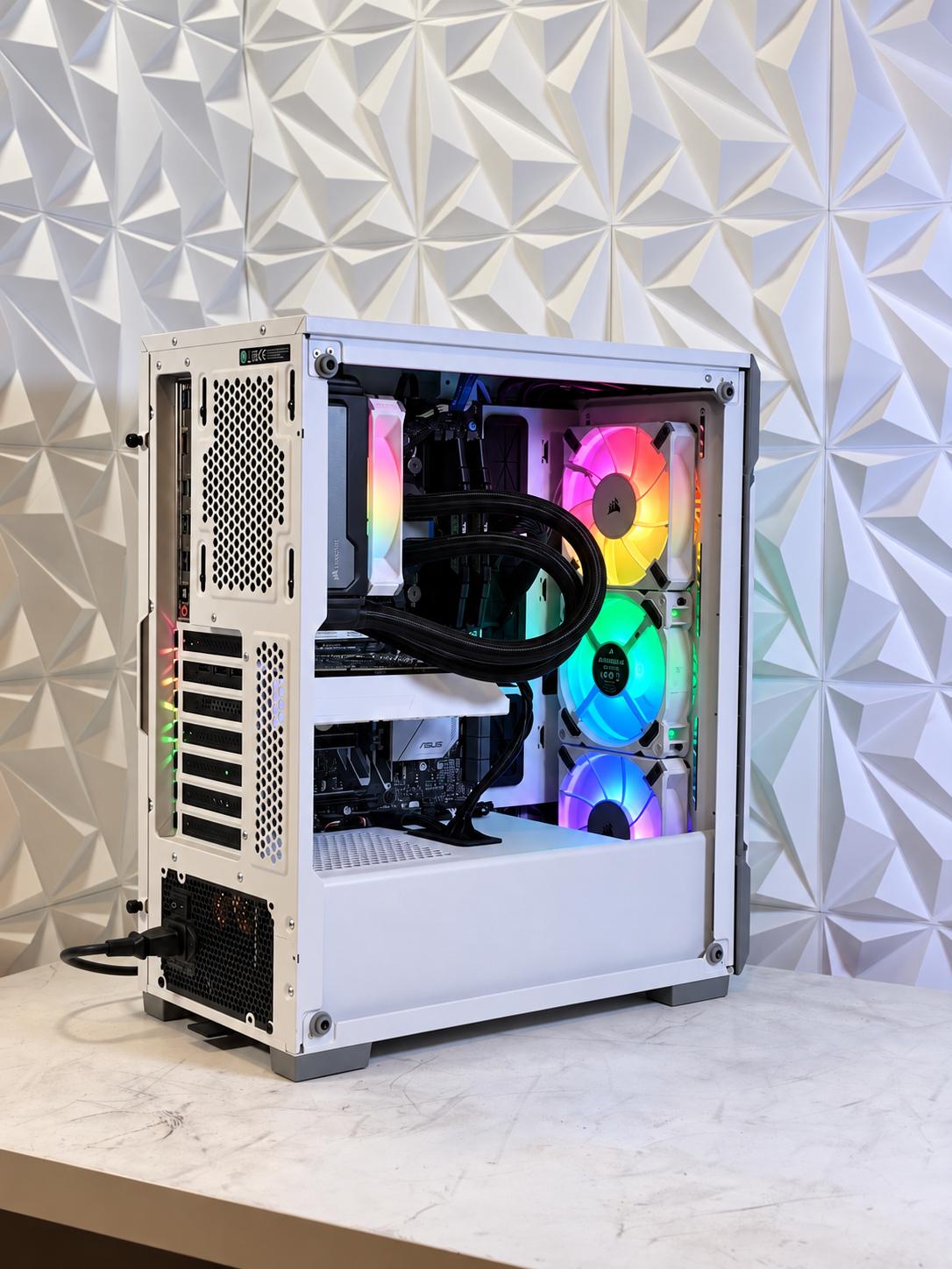 GeForce RTX 3060 Custom Gaming PC - Ryzen 7 1700X, 16GB RAM, 128GB SSD